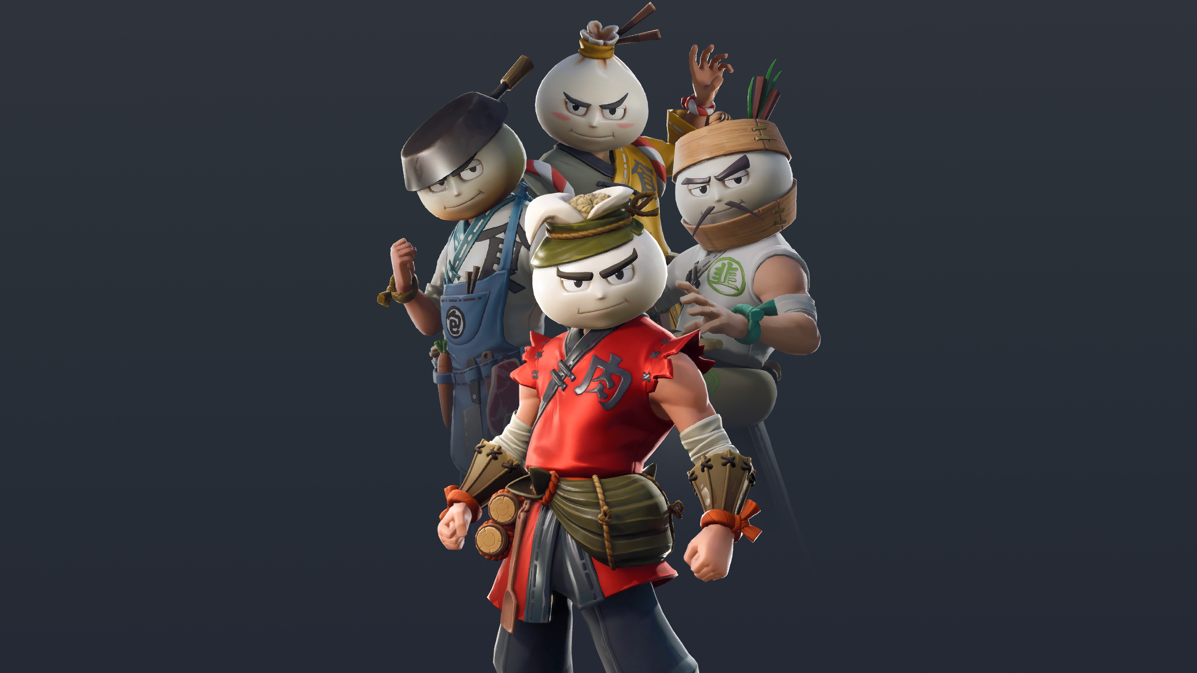 Fortnite Bao Bros Skins 4K HD Wallpaper