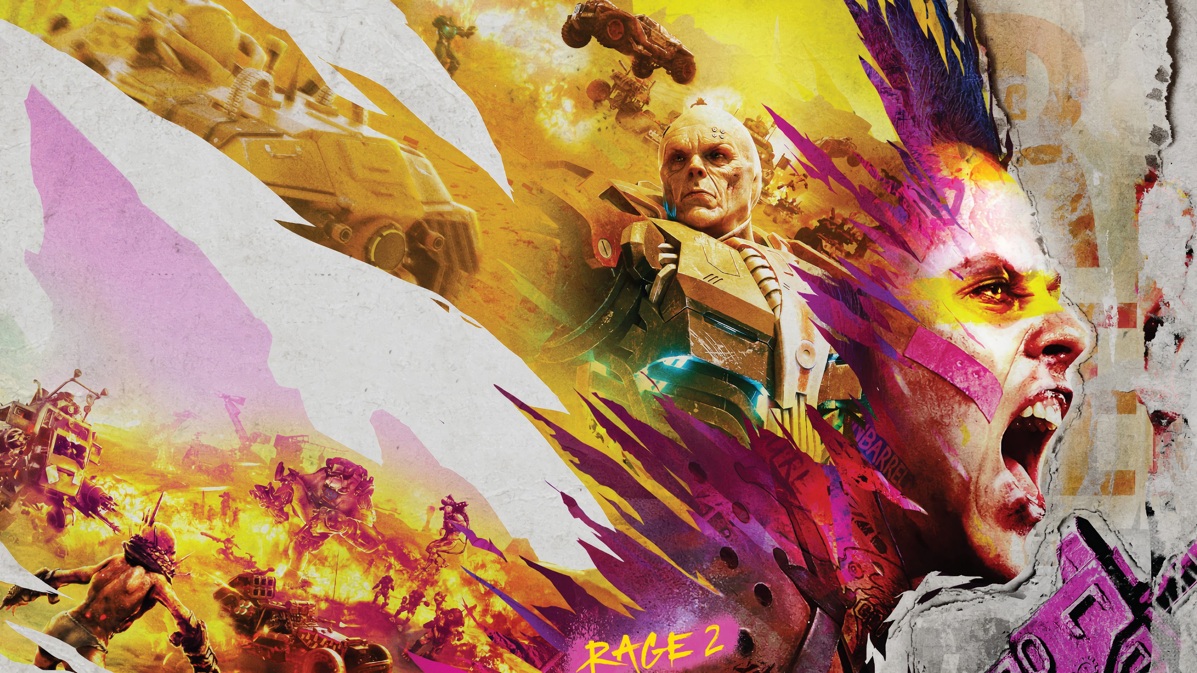 Rage 2 4K HD Wallpaper