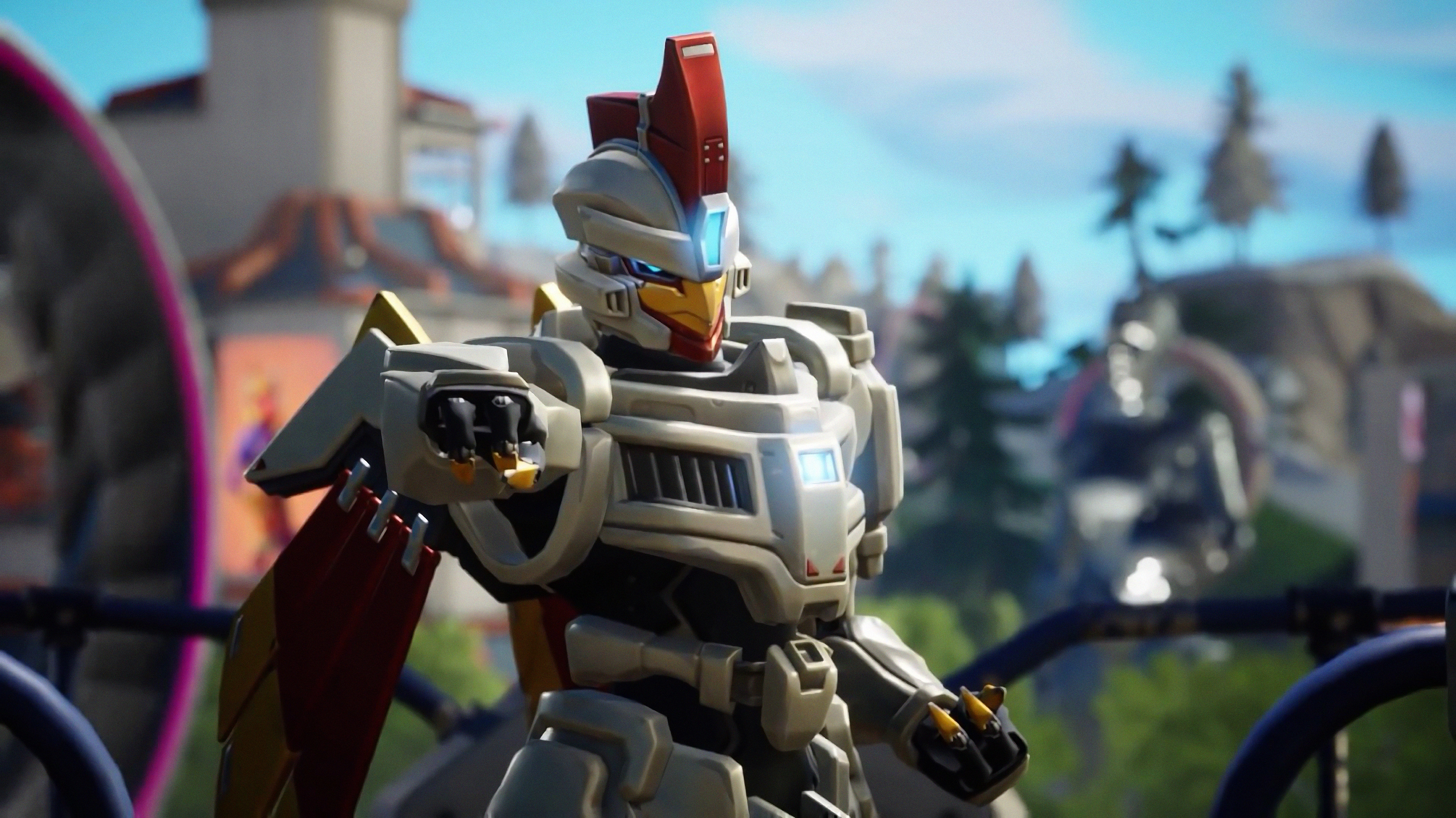Sentinel from Fortnite Season 9 4K HD Wallpaper