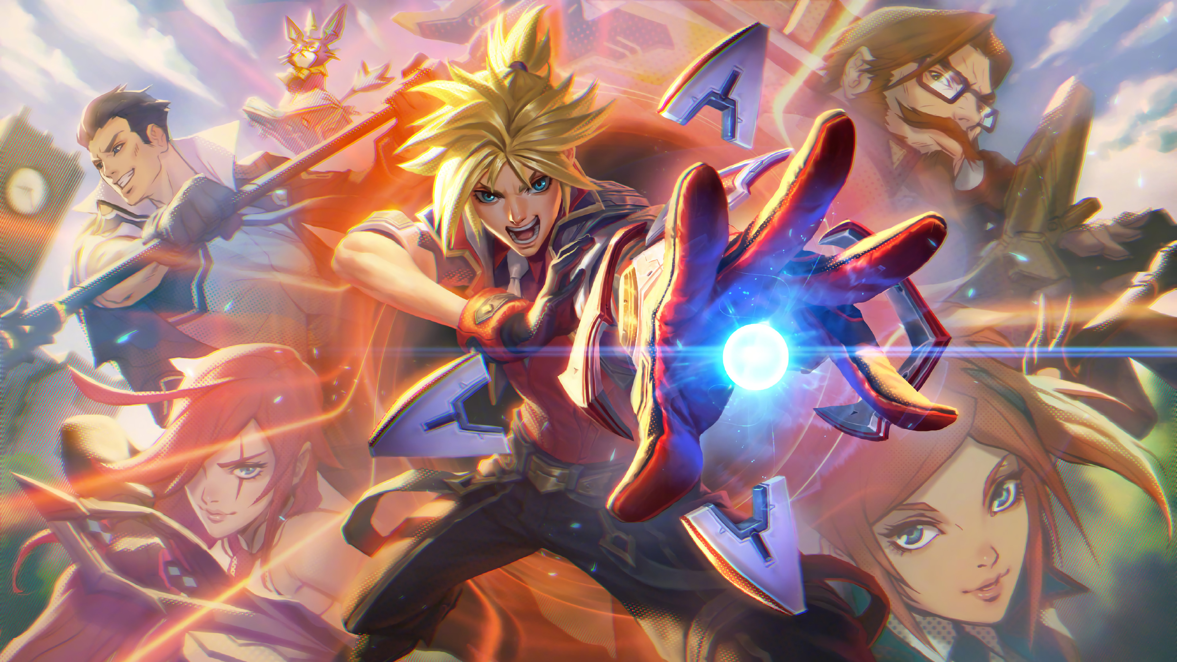 Battle Academia Ezreal from League of Legends Splash Art 4K HD Wallpaper