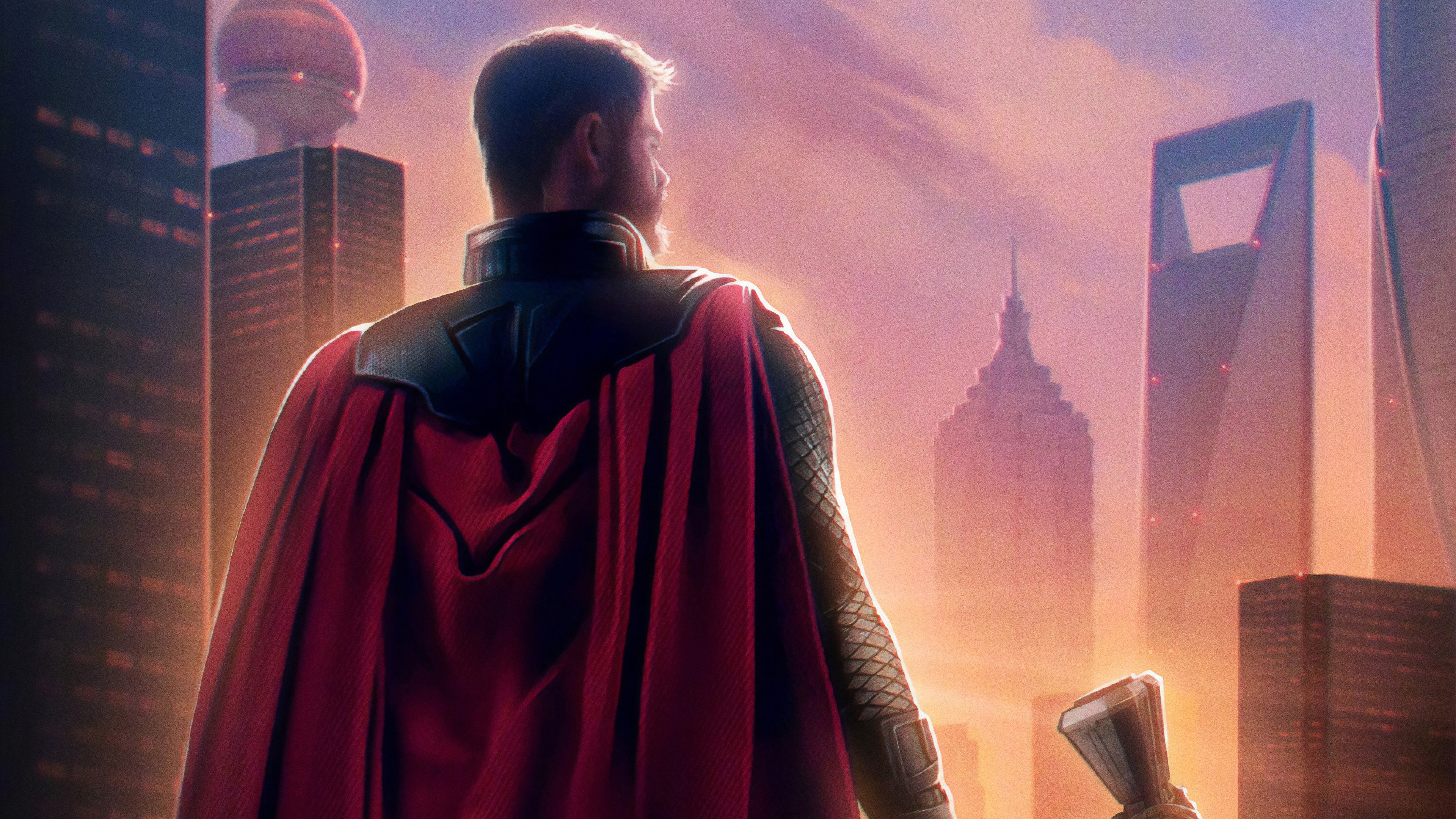 Thor from Avengers: Endgame 4K HD Wallpaper