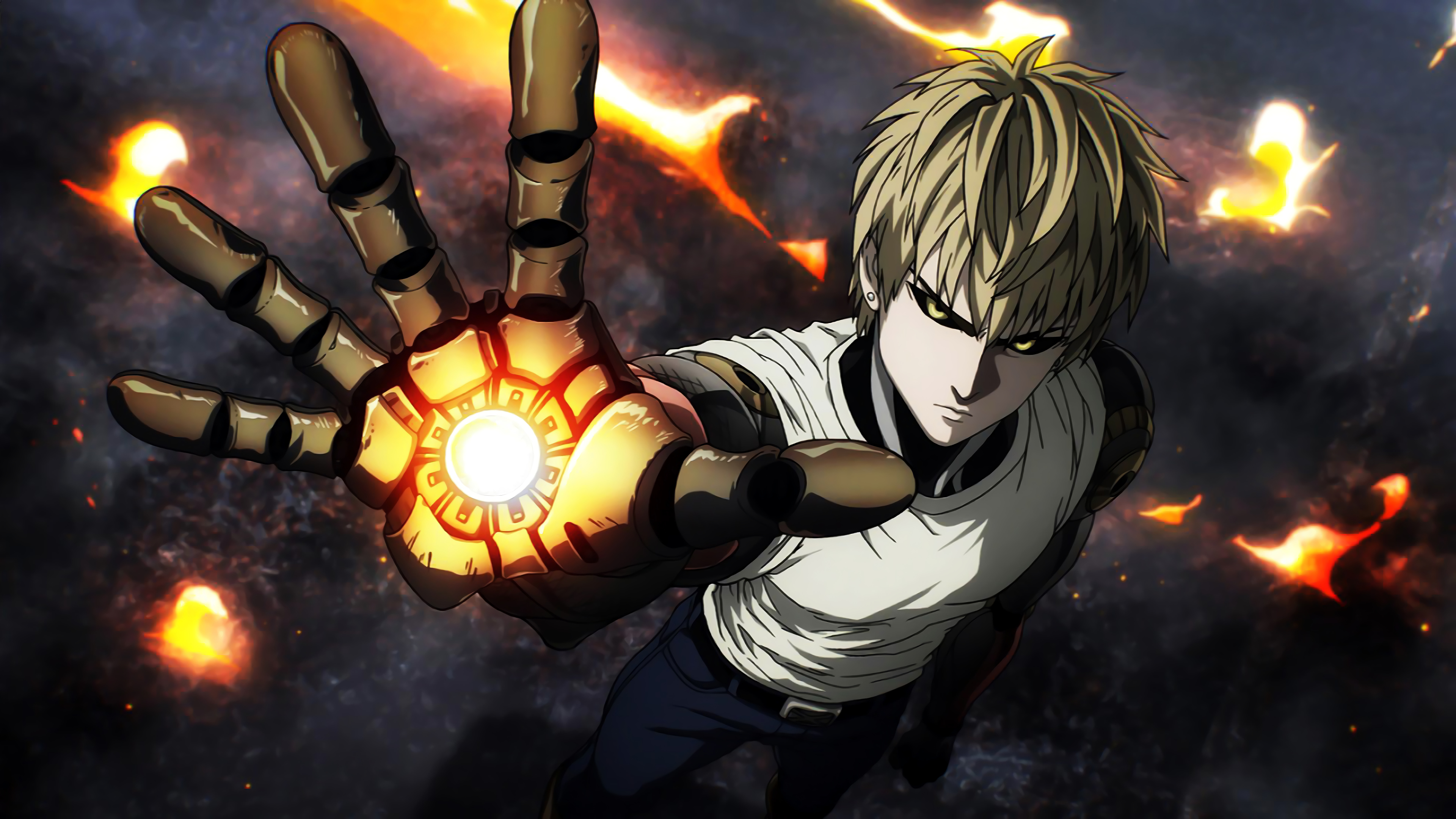 Genos from One Punch Man 4K HD Wallpaper