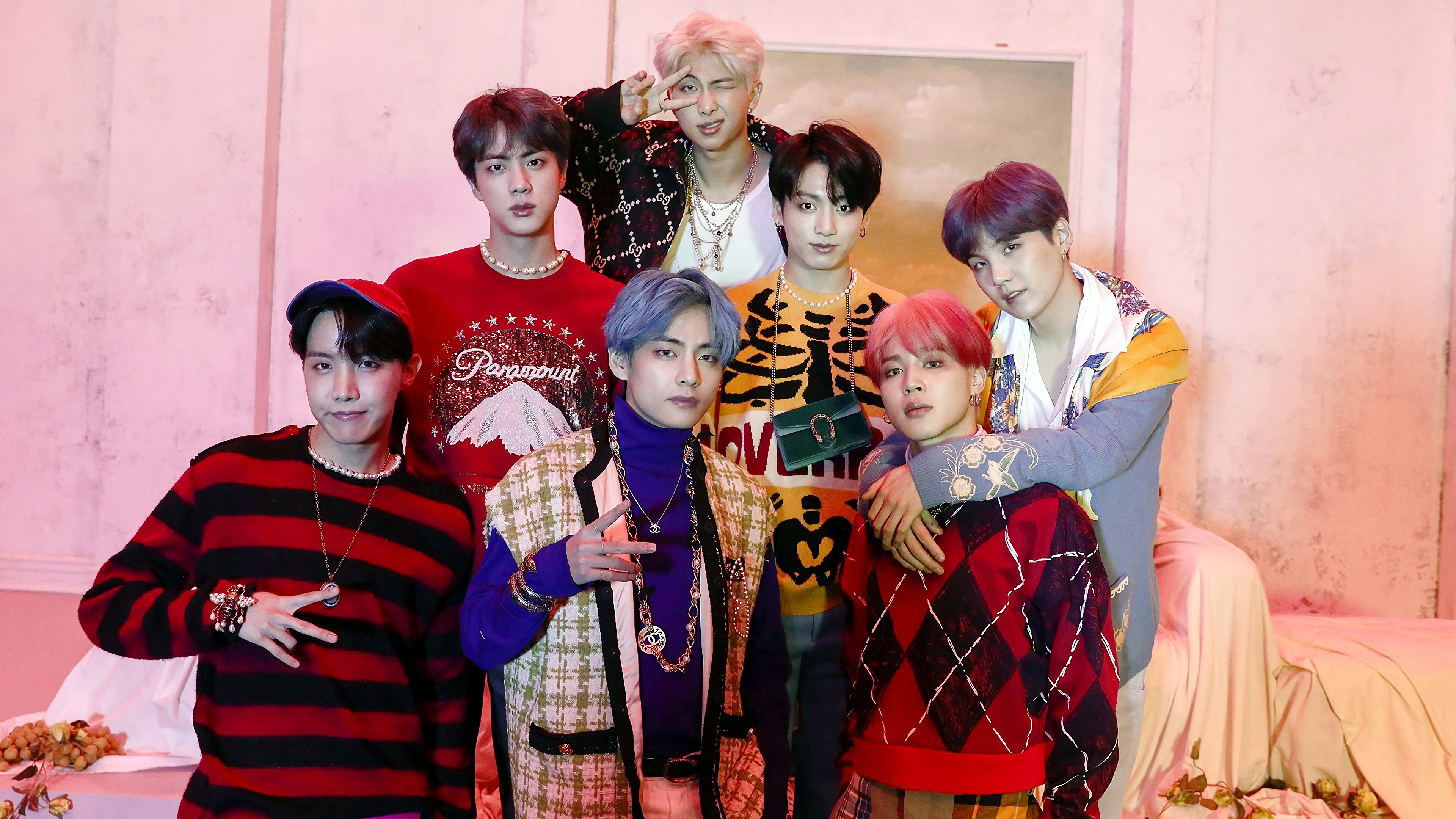 BTS, Map of the Soul: Persona, Members, 4K HD Wallpaper