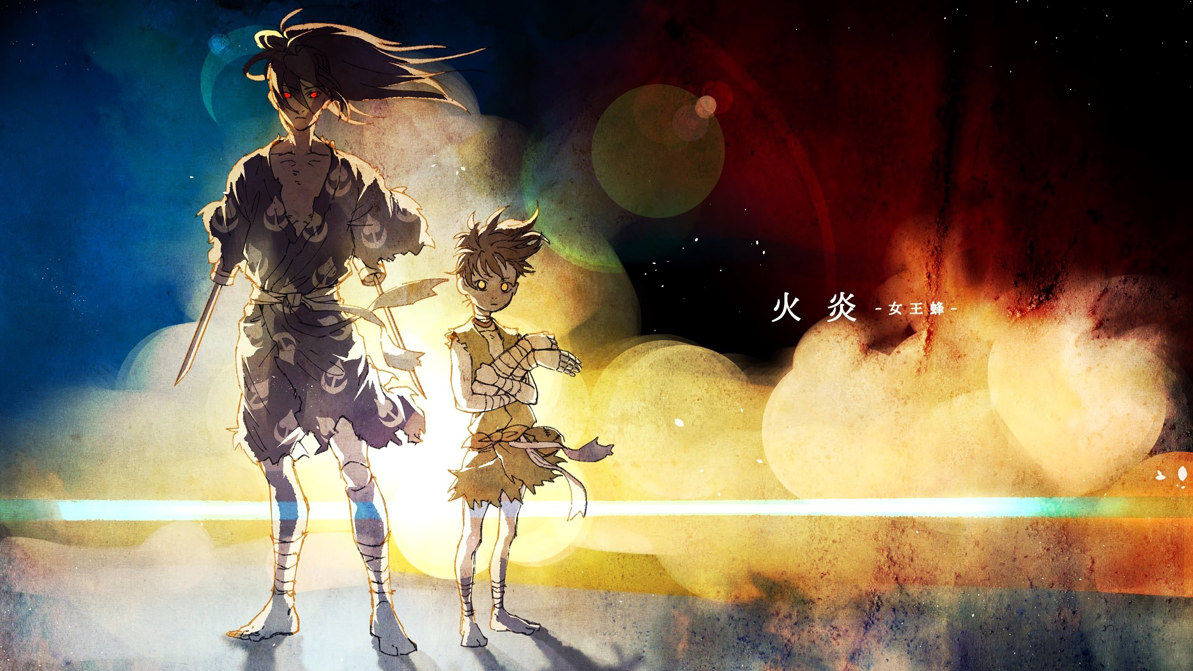 Hyakkimaru and Dororo from Dororo 4K HD Wallpaper