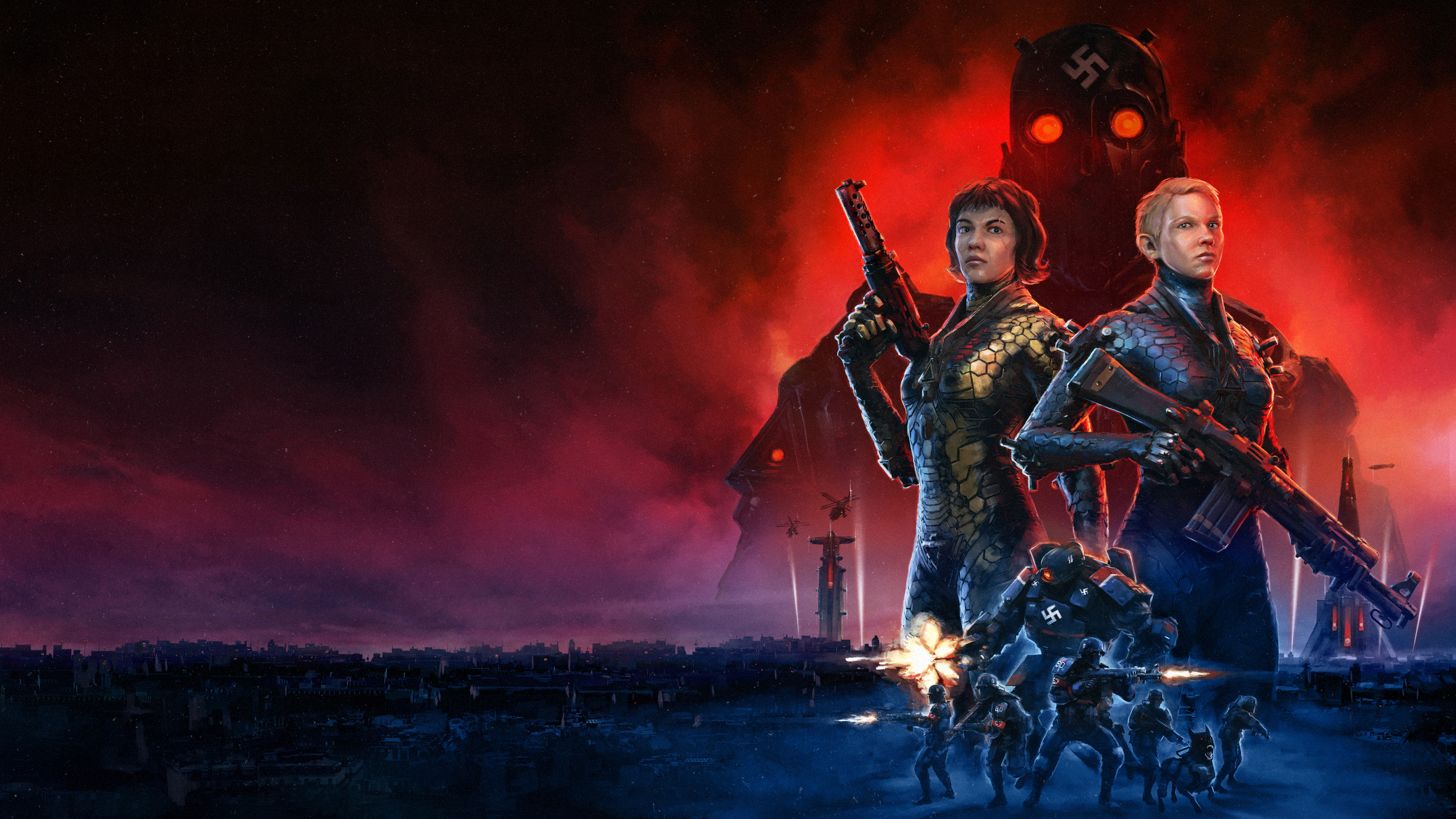Wolfenstein: Youngblood - Anya and B.J. Blazkowicz HD Wallpaper