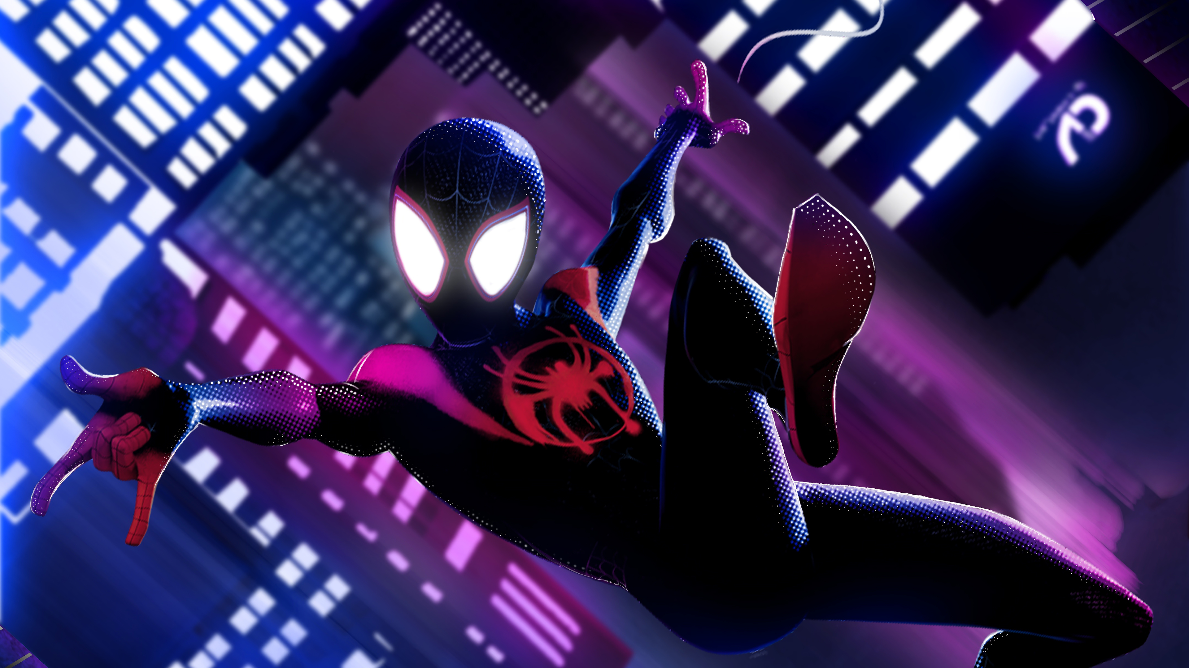 Miles Morales from Spider-Man: Into the Spider-Verse 4K HD Wallpaper