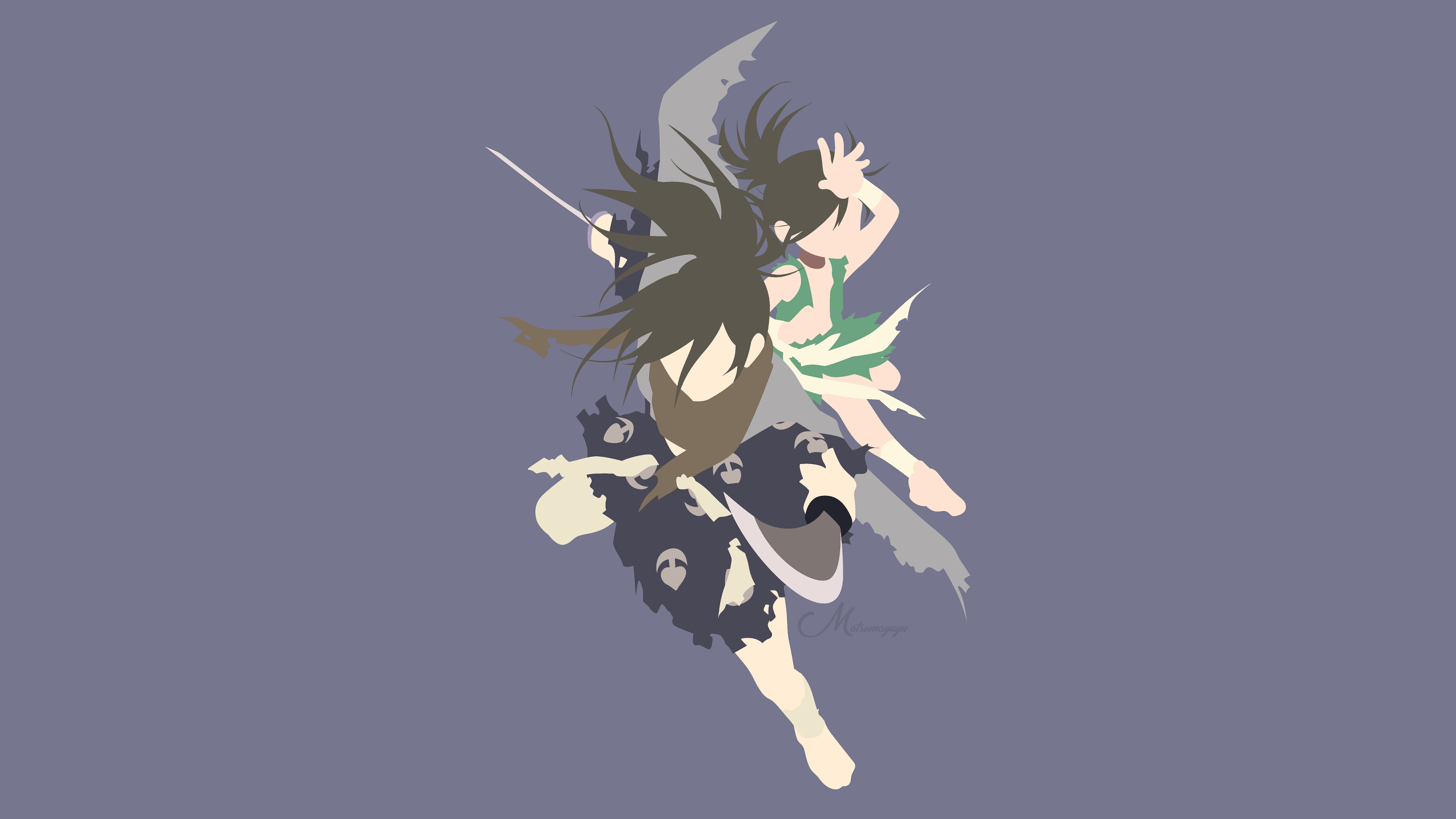 Hyakkimaru and Dororo from Dororo 4K HD Wallpaper