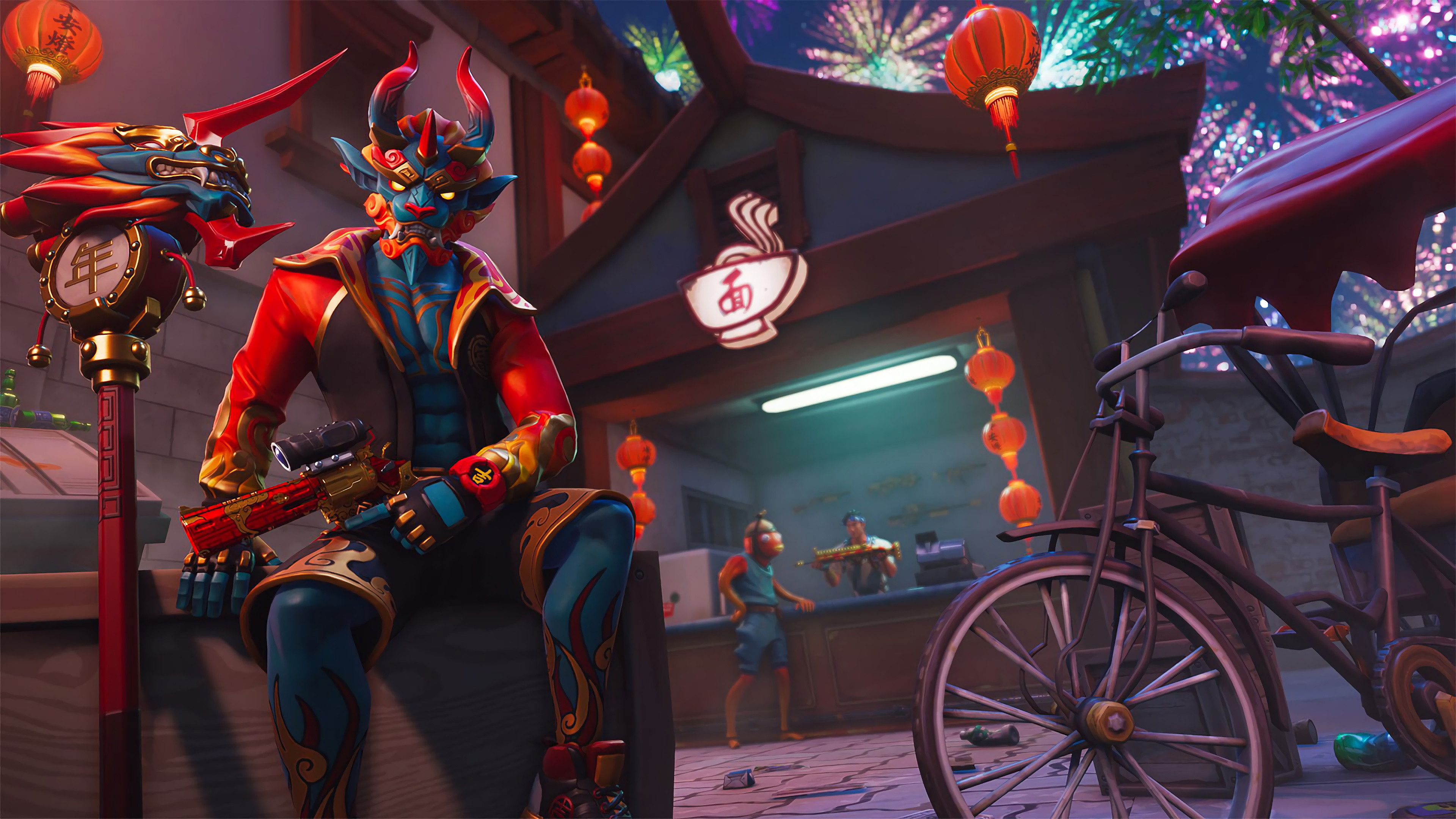 Fortnite Battle Royale Firewalker 4K HD Wallpaper
