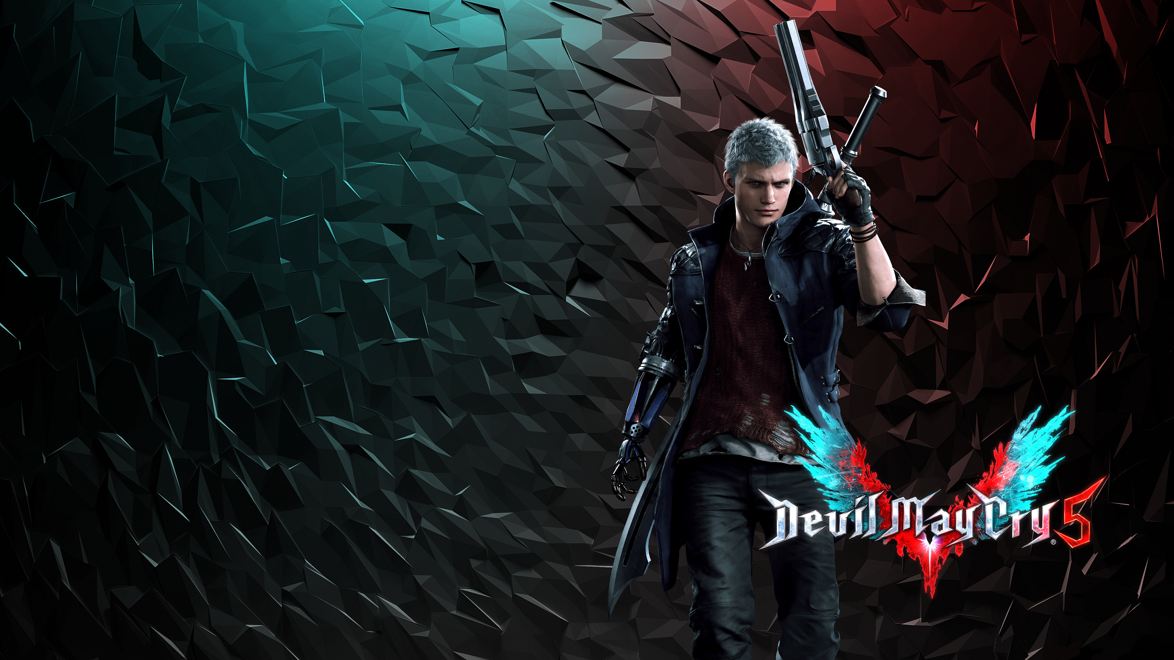 Nero from Devil May Cry 5 with Revolver 4K HD Wallpaper