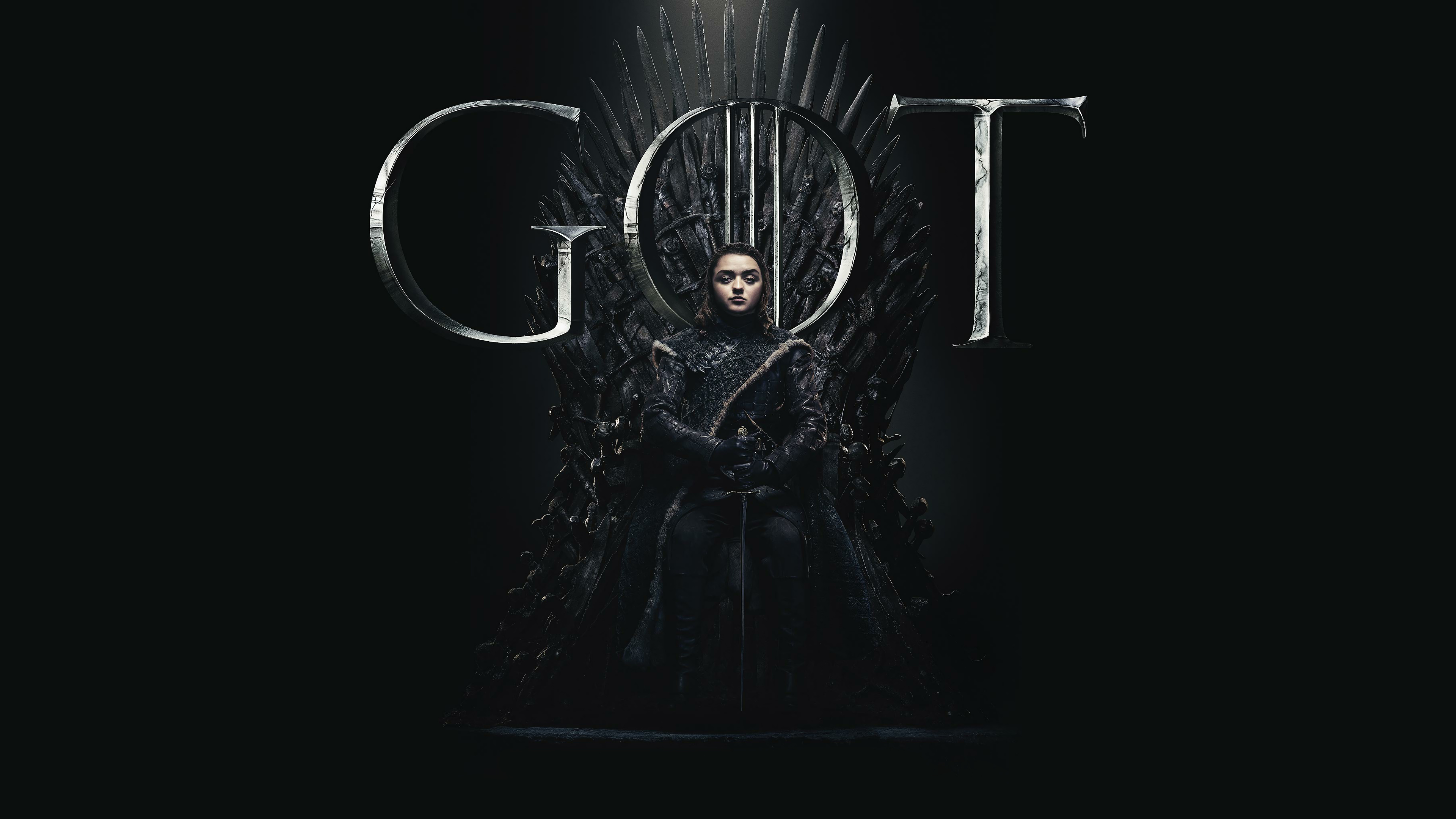 Arya Stark from Game of Thrones Season 8 4K HD Wallpaper