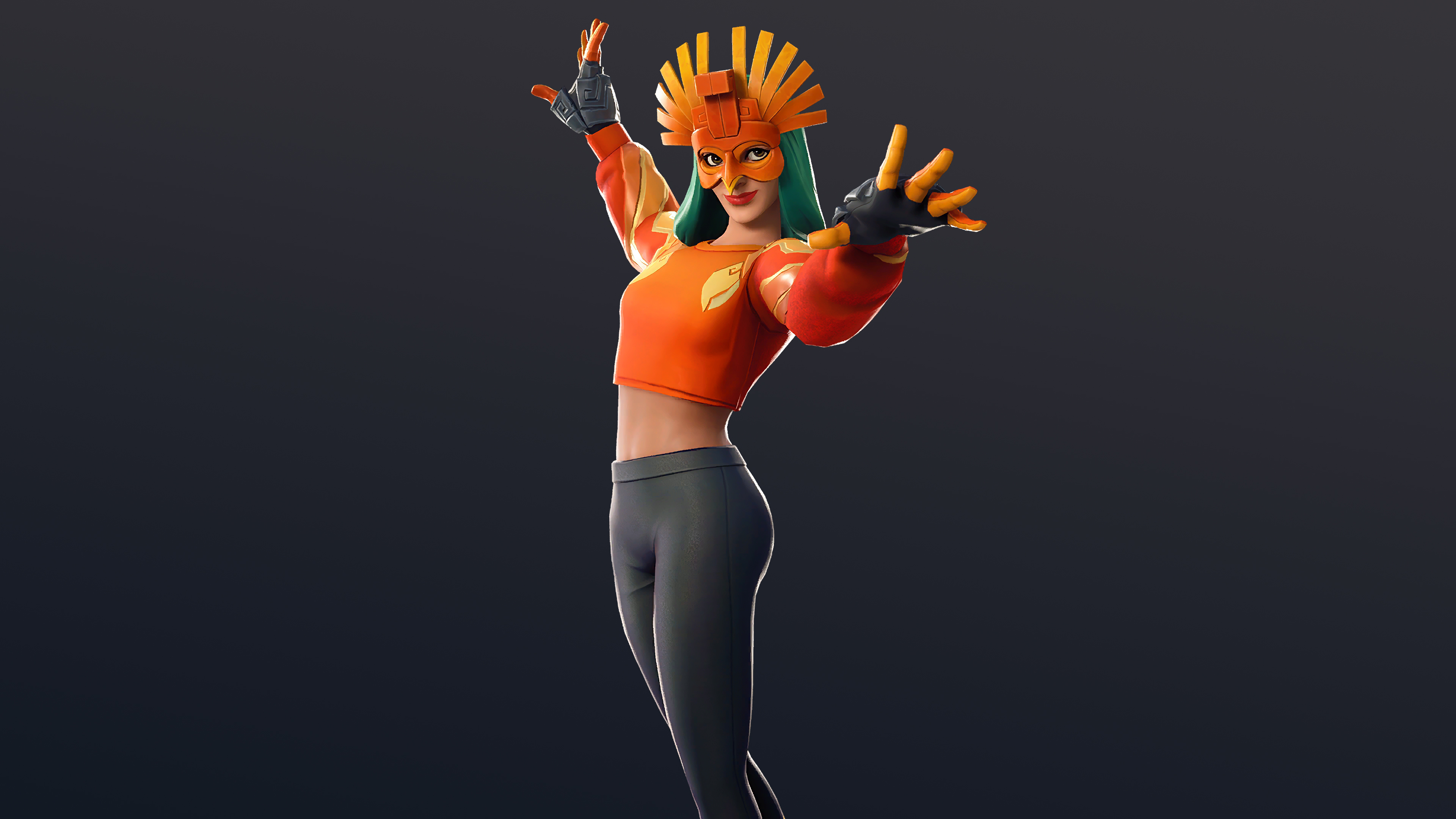 Sunbird from Fortnite Battle Royale Season 8 Outfit 4K HD Wallpaper
