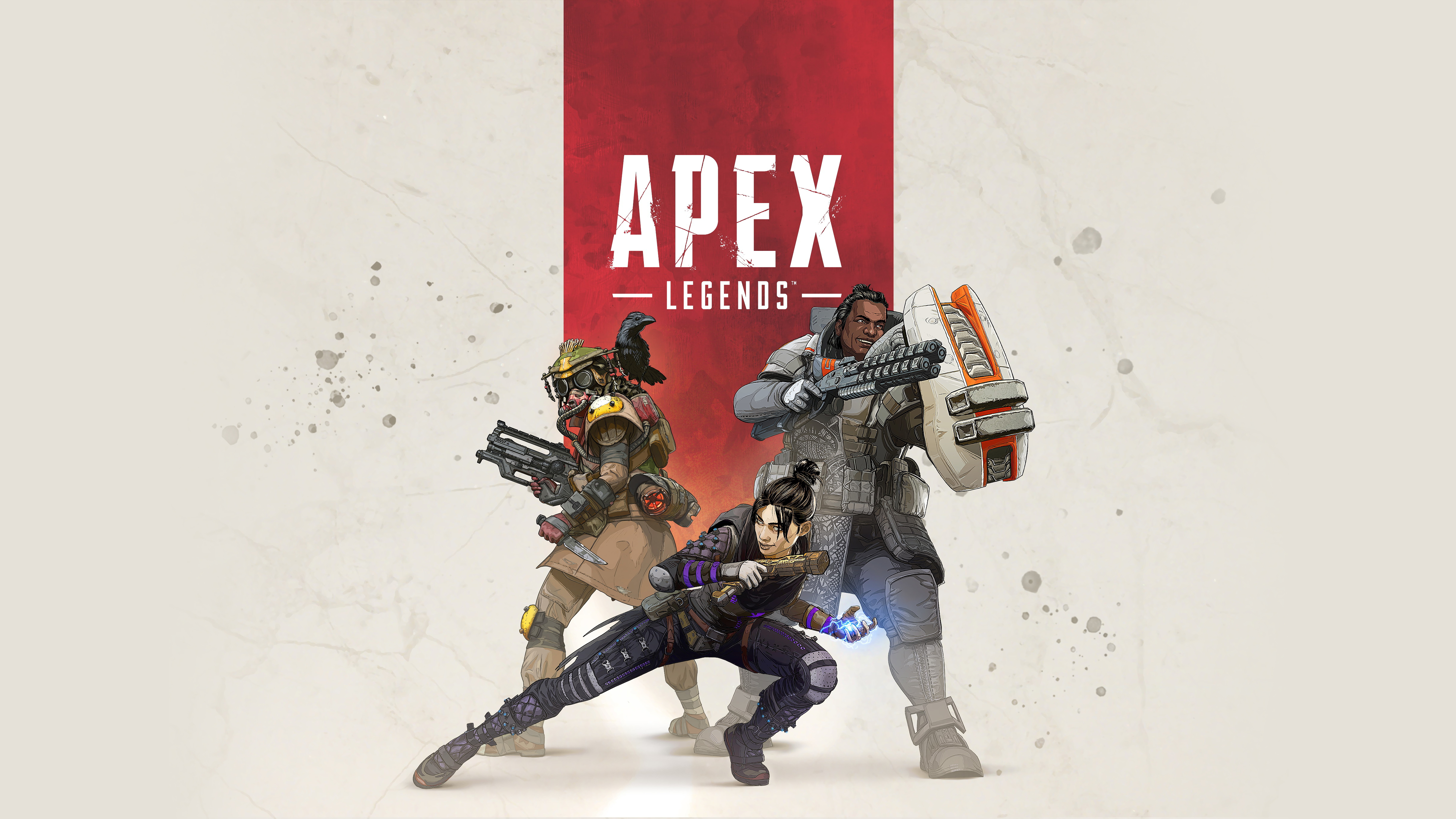 Apex Legends characters Bloodhound, Wraith, and Gibraltar HD Wallpaper