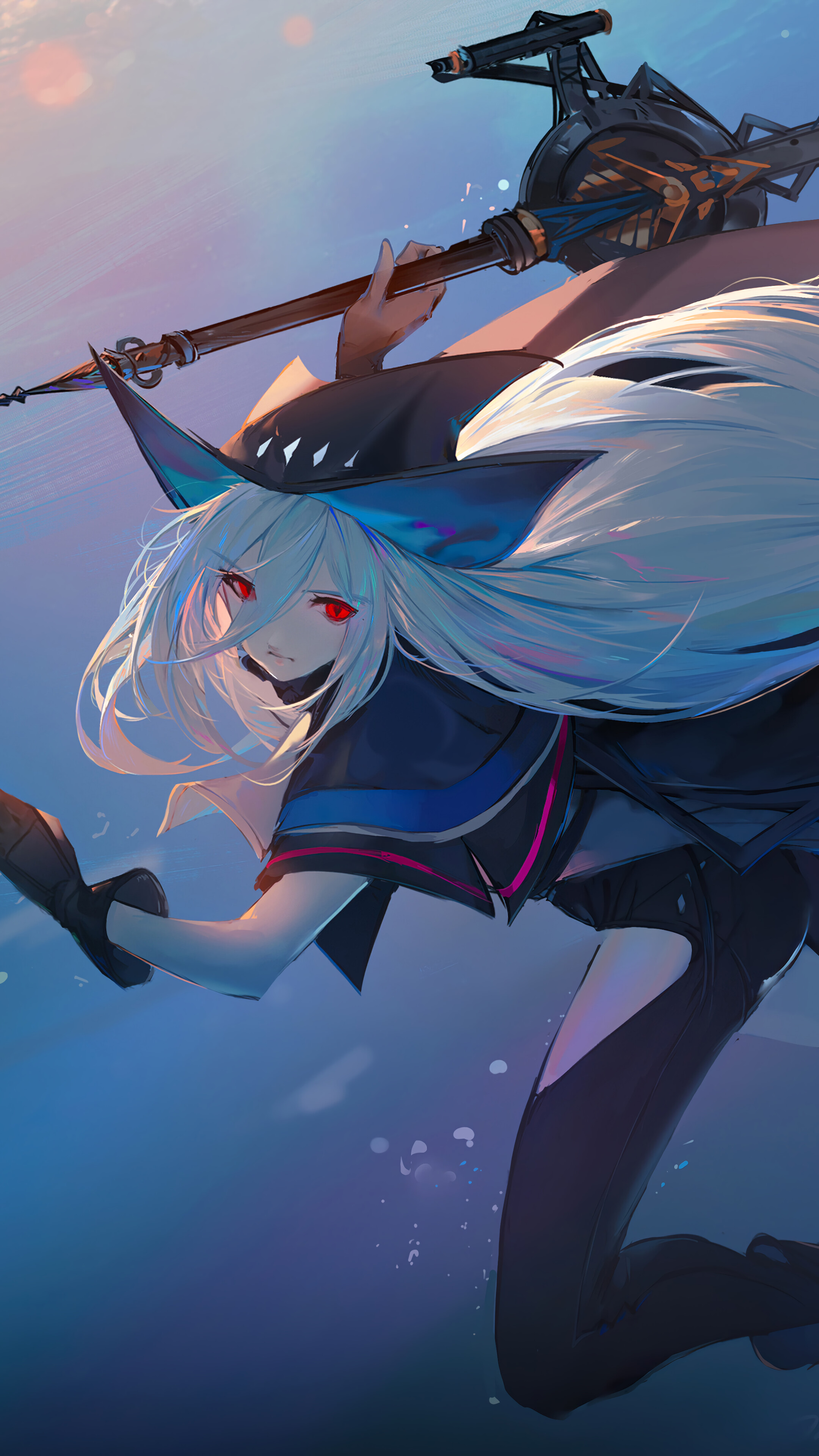 Skadi from Arknights 4K HD Phone Wallpaper
