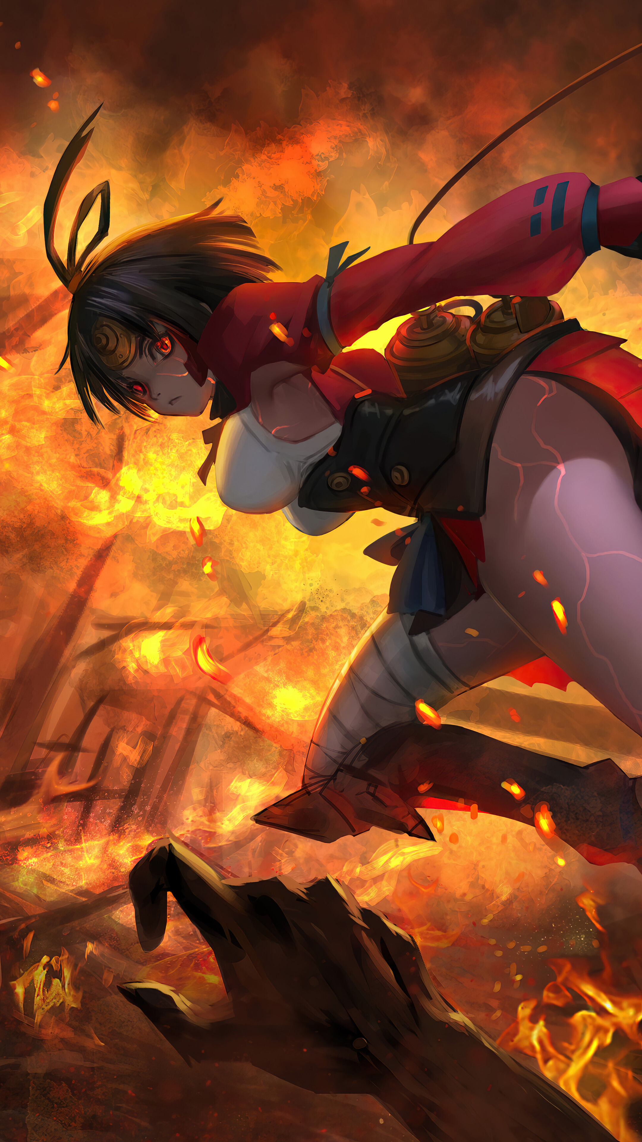 Mumei, Kabaneri, 4k HD Phone Wallpaper