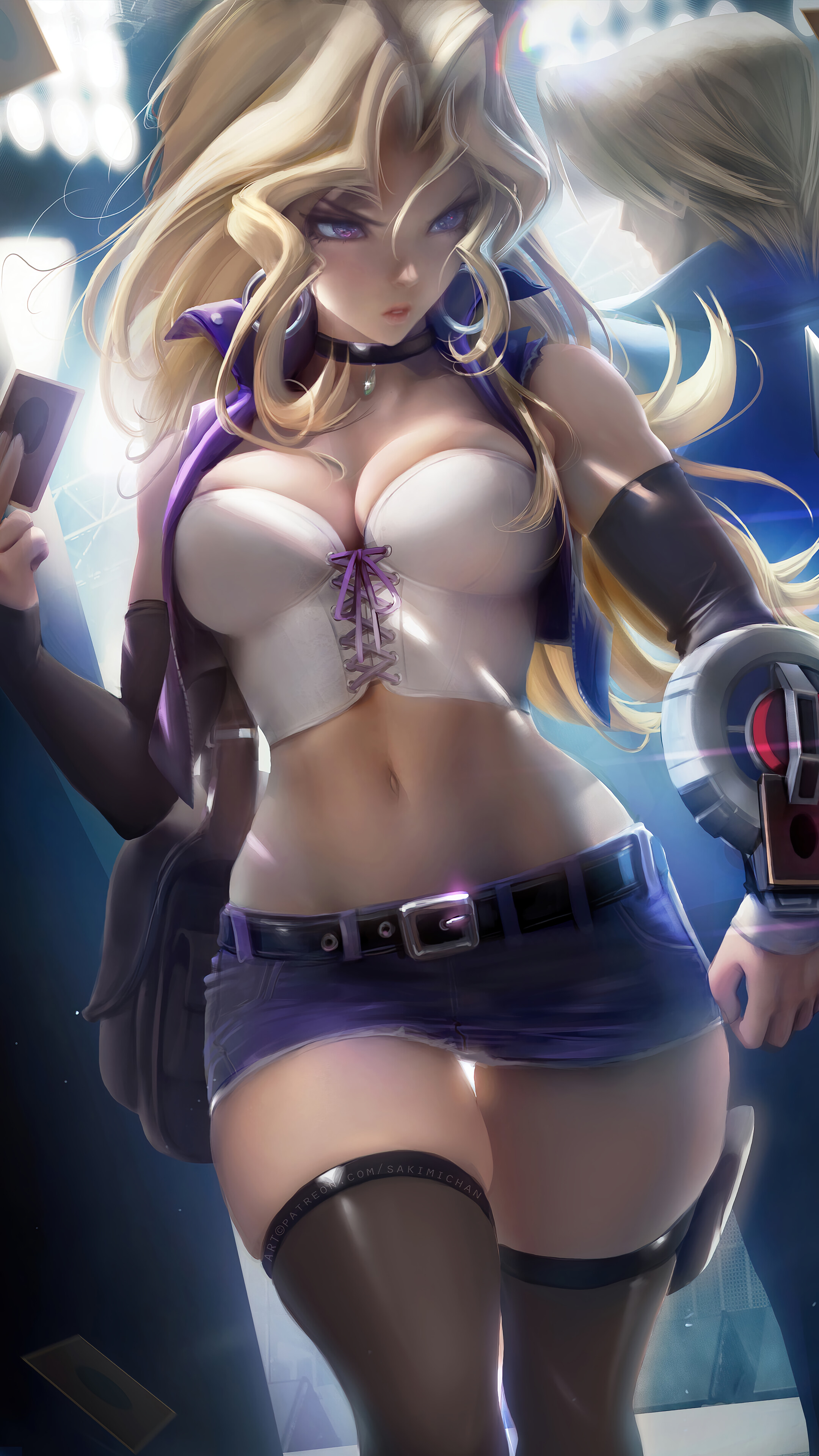 Mai Valentine from Yu Gi Oh 4K HD Phone Wallpaper