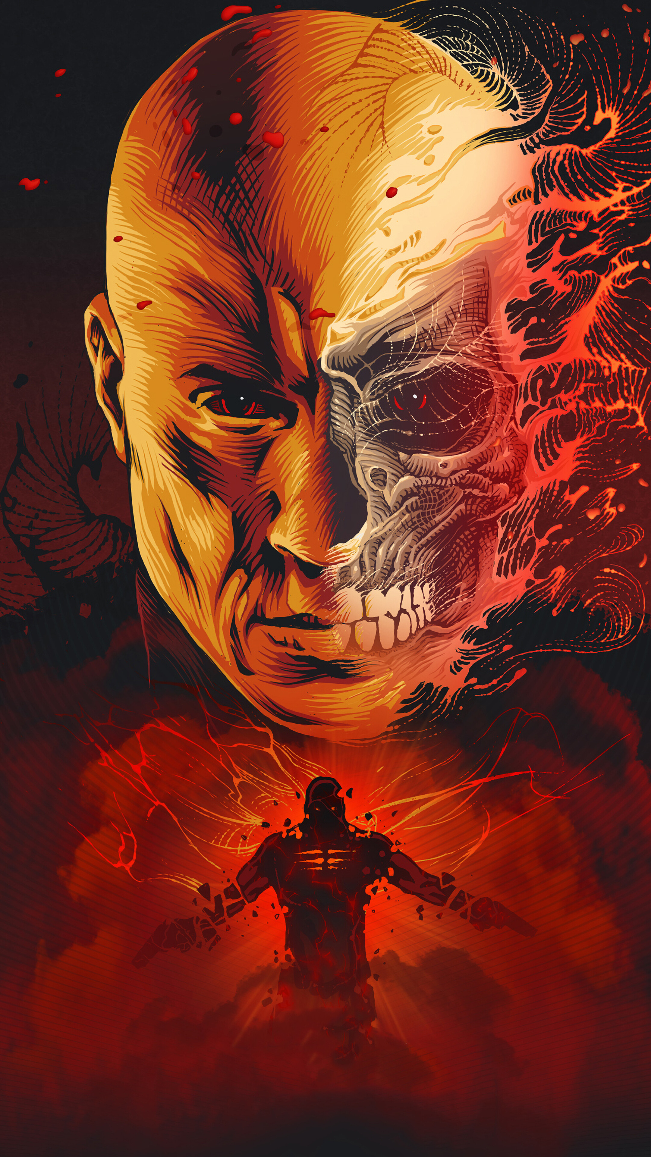 Bloodshot Movie Poster Art 4K HD Phone Wallpaper