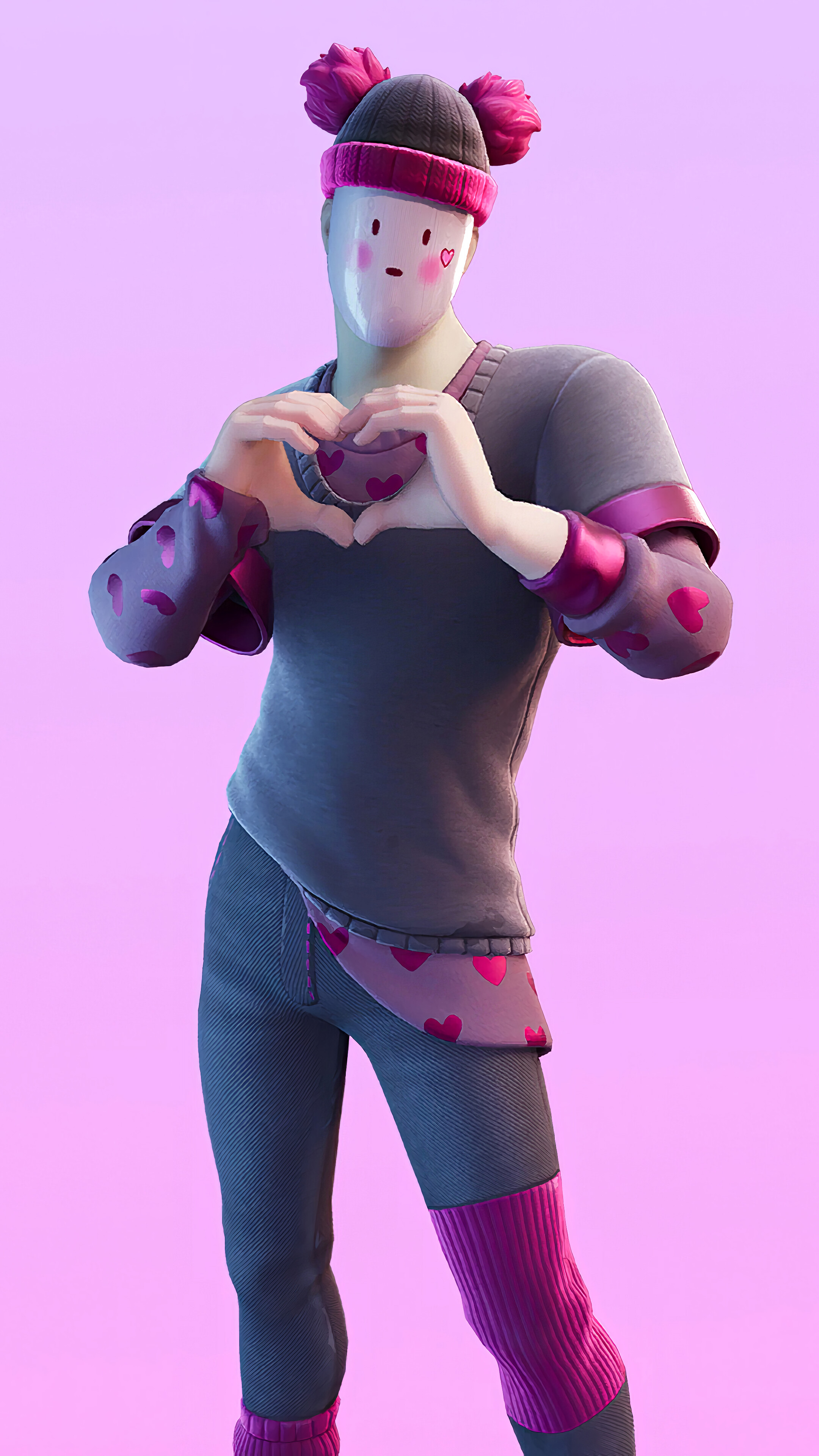 Pinkie from Fortnite 4K HD Phone Wallpaper