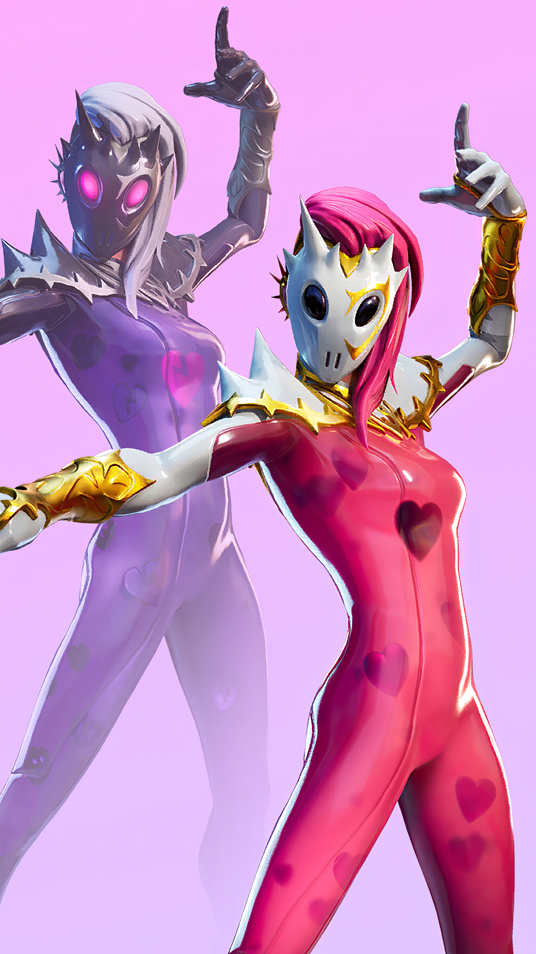 Lovethorn skin from Fortnite 4K HD Phone Wallpaper
