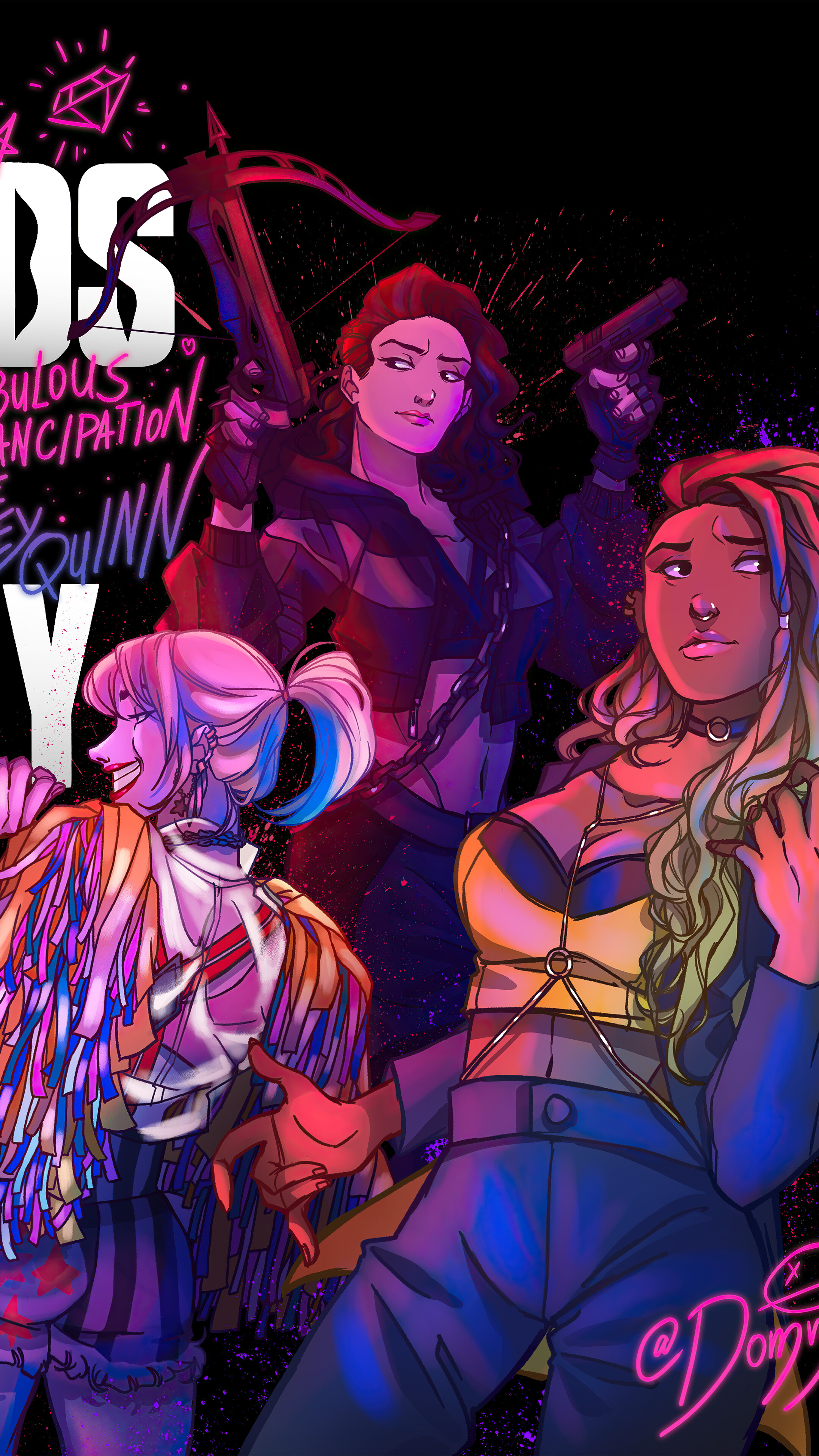 Birds of Prey Characters Art HD Phone Wallpaper