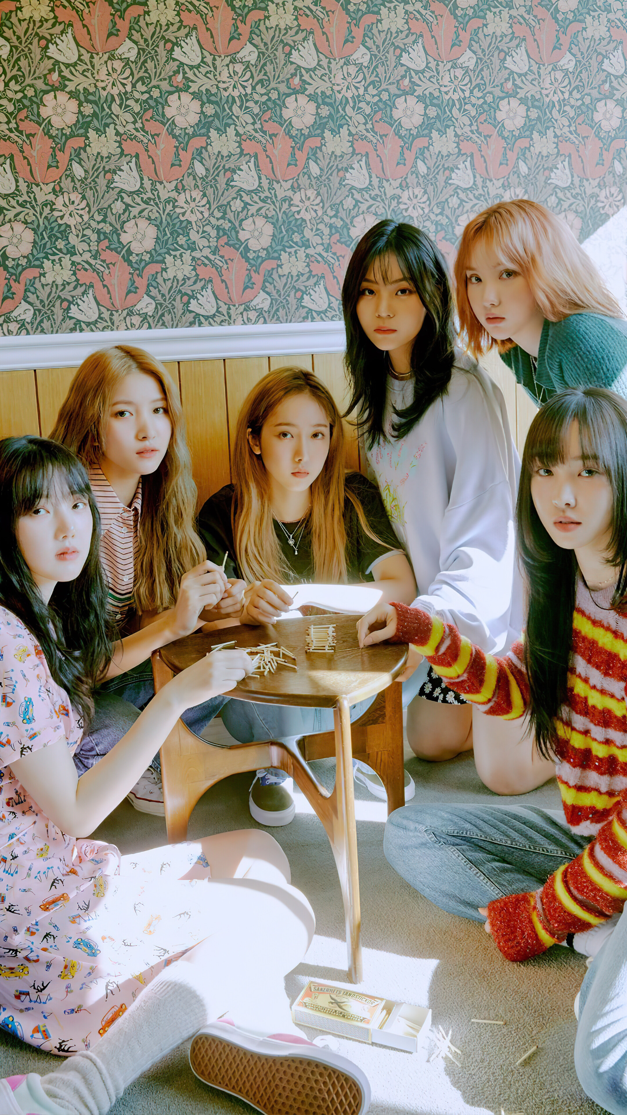 GFriend All Members Labyrinth 4K HD Phone Wallpaper