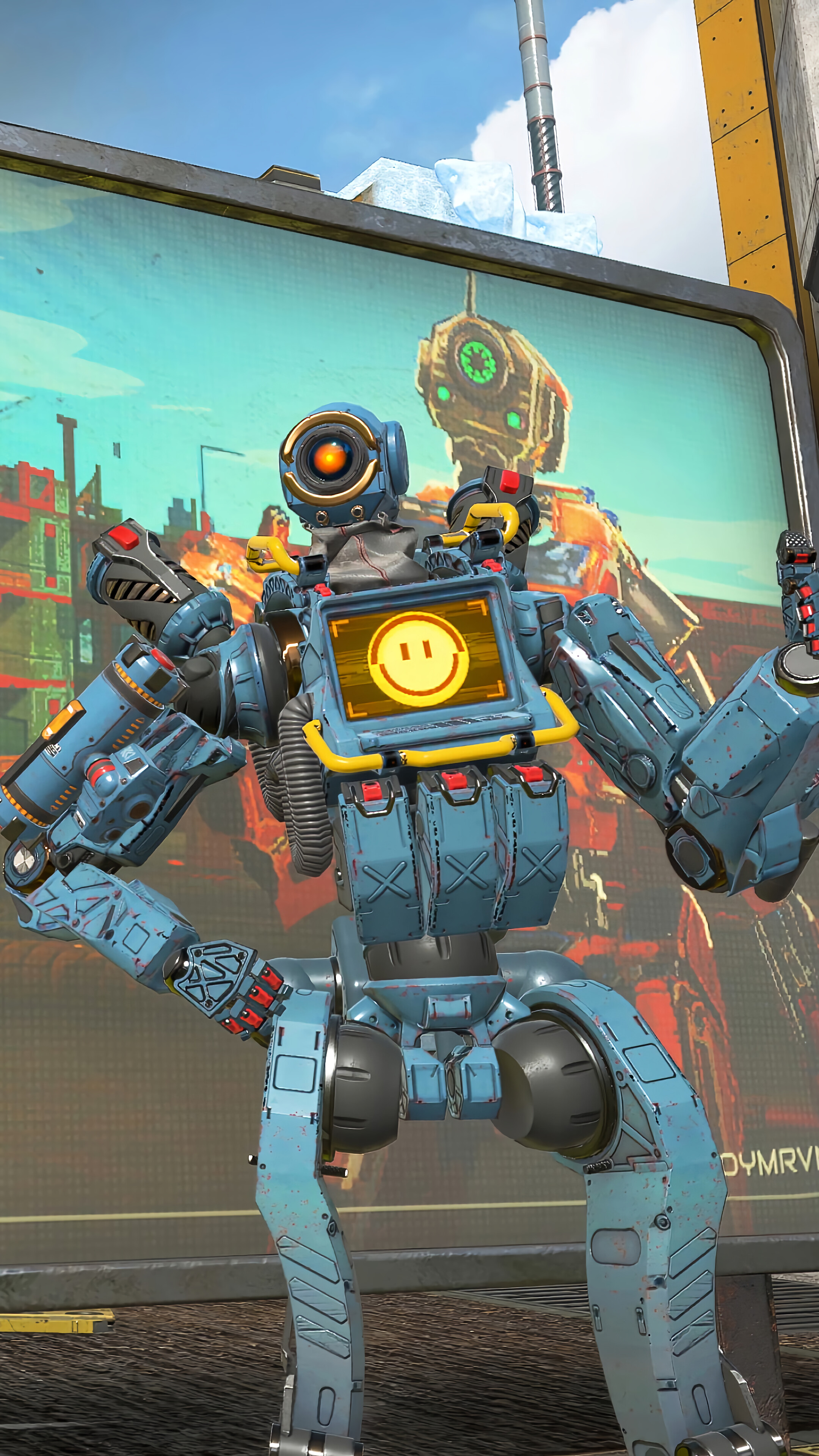 Pathfinder from Apex Legends Season 4 Assimilation 4K HD Phone Wallpaper