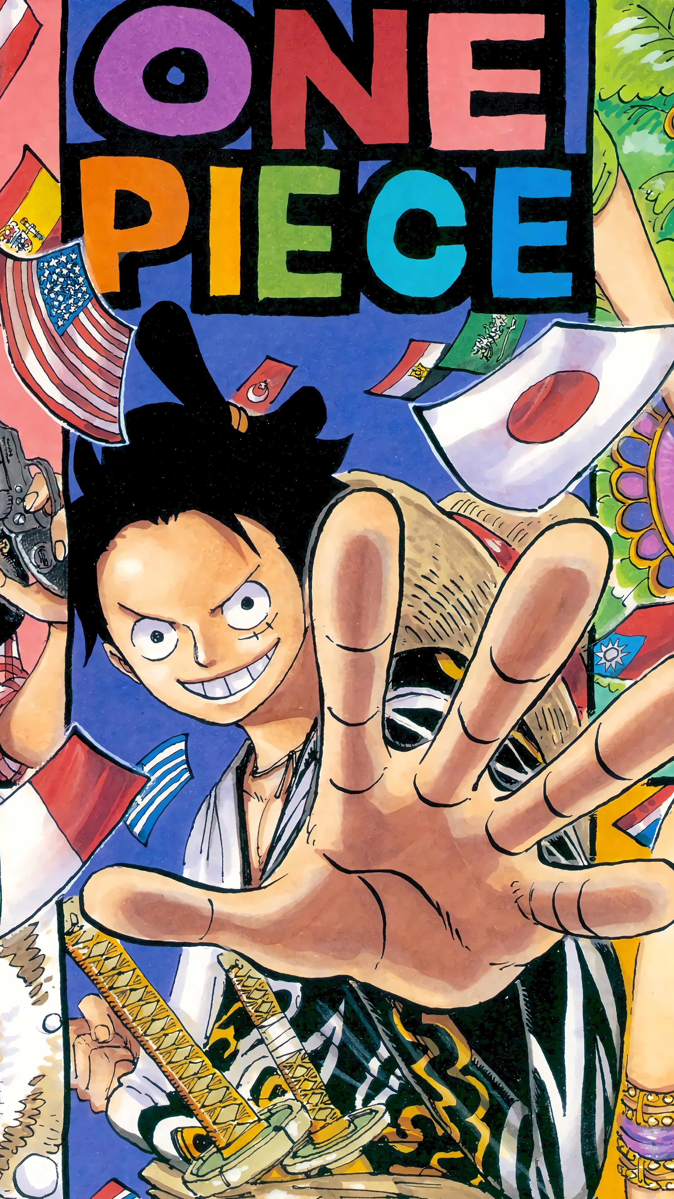 Monkey D. Luffy from One Piece 4K HD Phone Wallpaper
