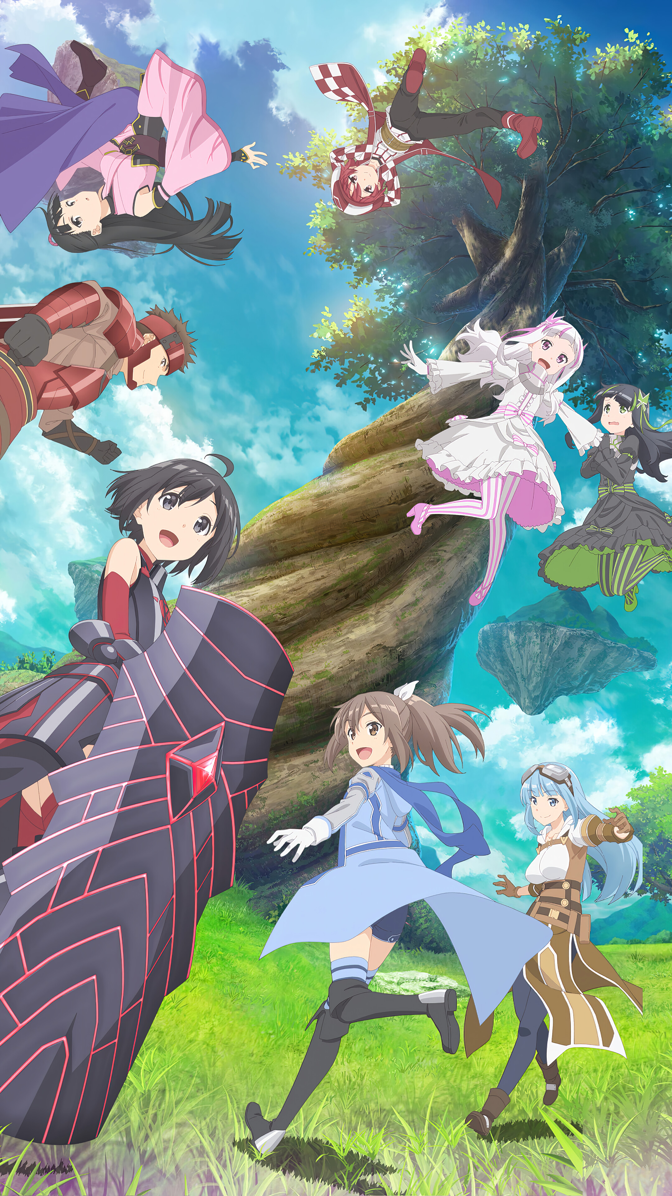 Bofuri: Characters in a fantasy world HD Phone Wallpaper