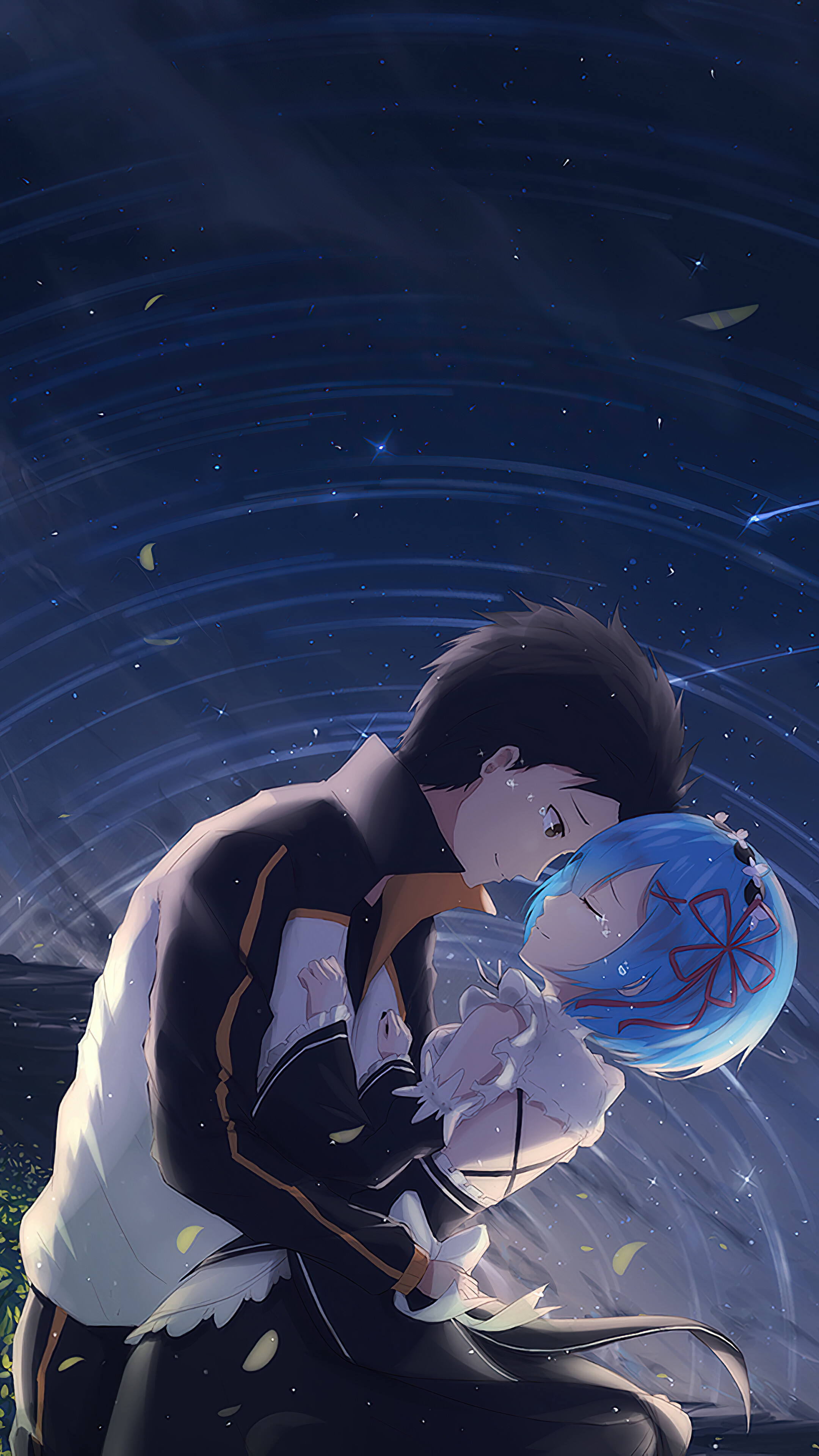 Rem, Subaru, Re:Zero, 4k HD Phone Wallpaper