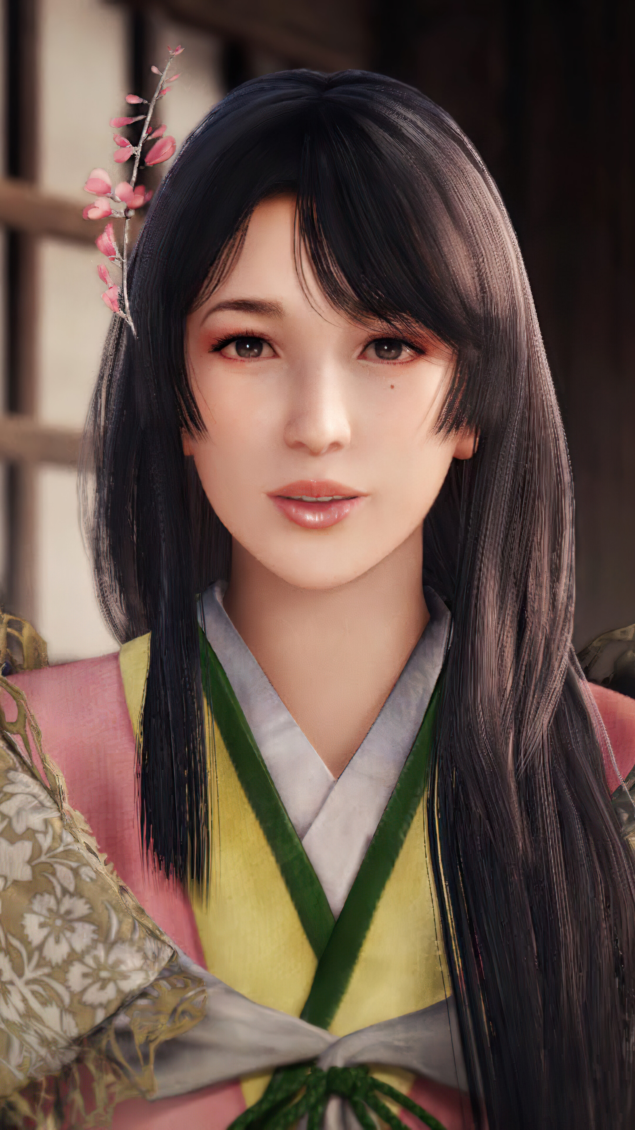 Female character from Nioh 2 4K HD Phone Wallpaper