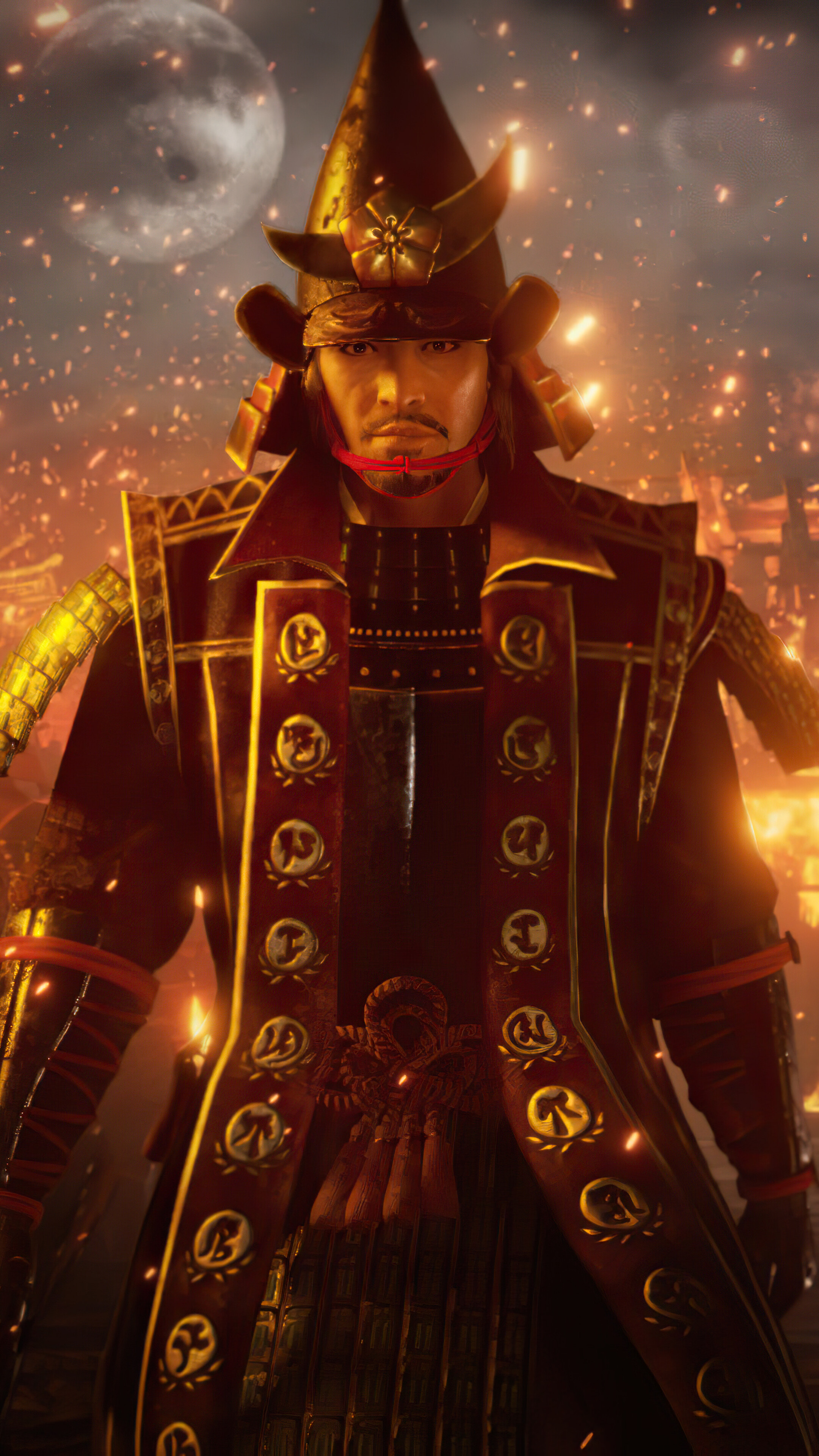 Samurai warrior from Nioh 2 in 4K HD Phone Wallpaper