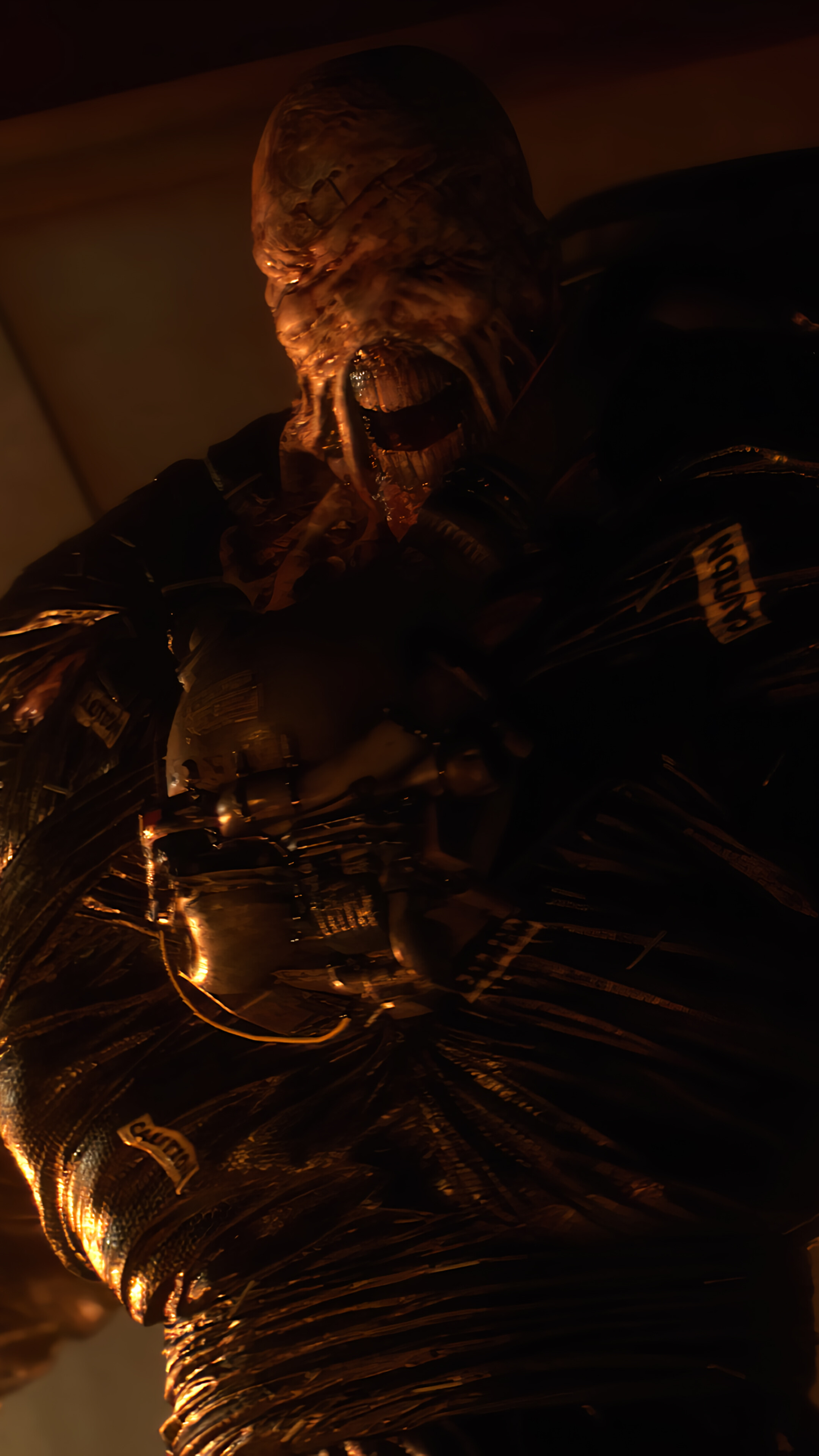 Nemesis from Resident Evil 3 Remake 4K HD Phone Wallpaper