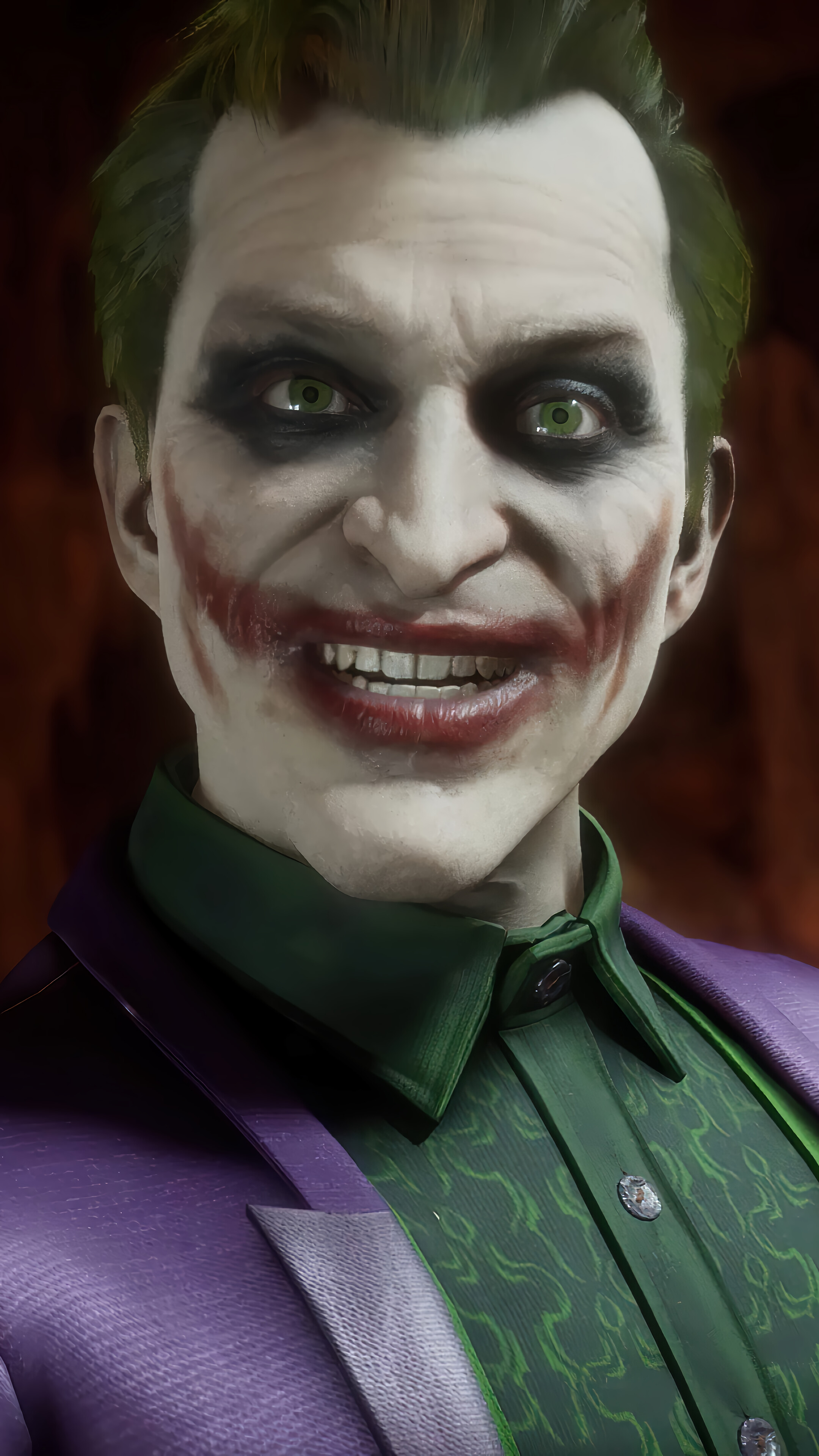 The Joker from Mortal Kombat 11 4K HD Phone Wallpaper