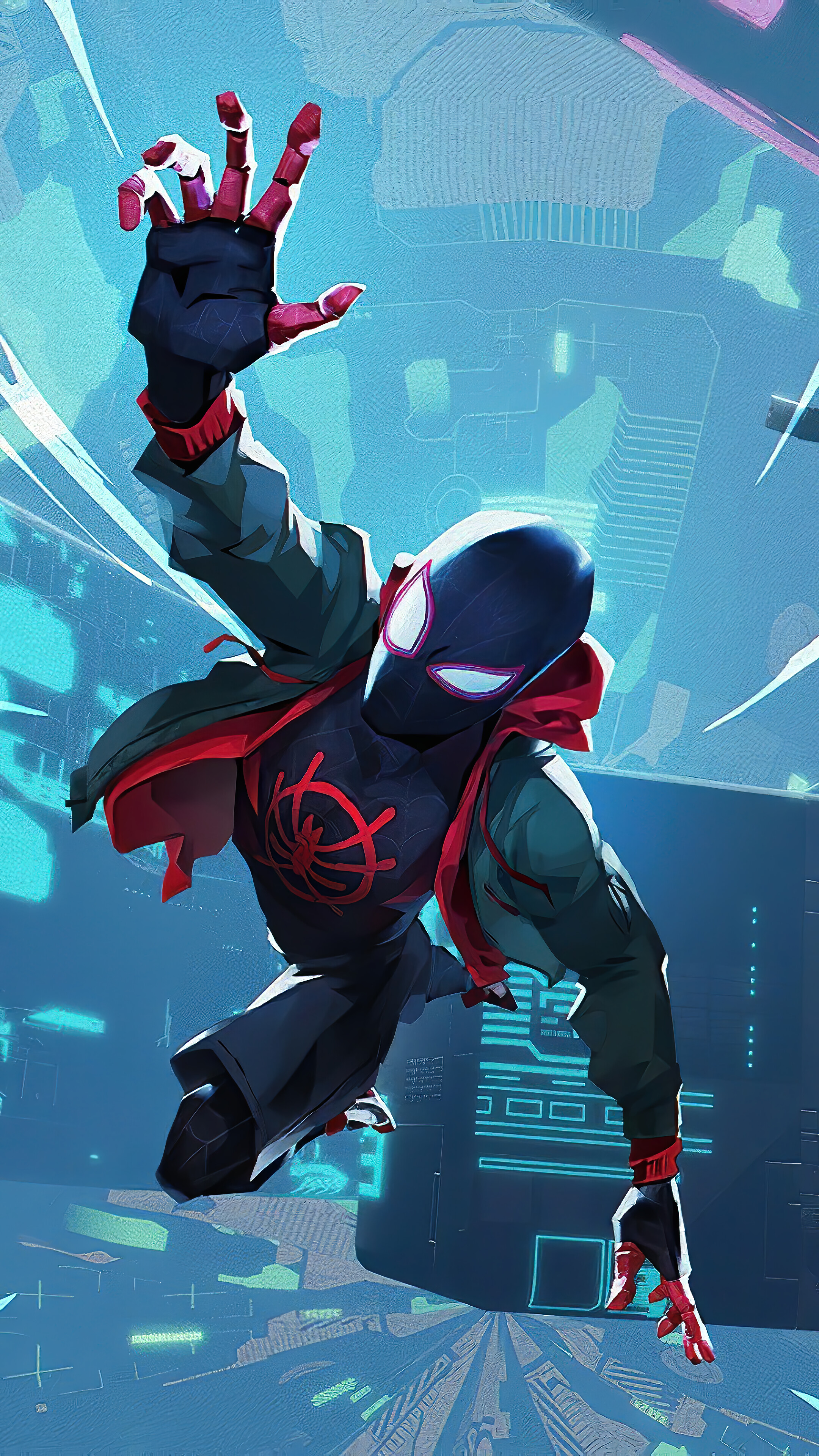 Miles Morales Spider-Man 4K HD Phone Wallpaper