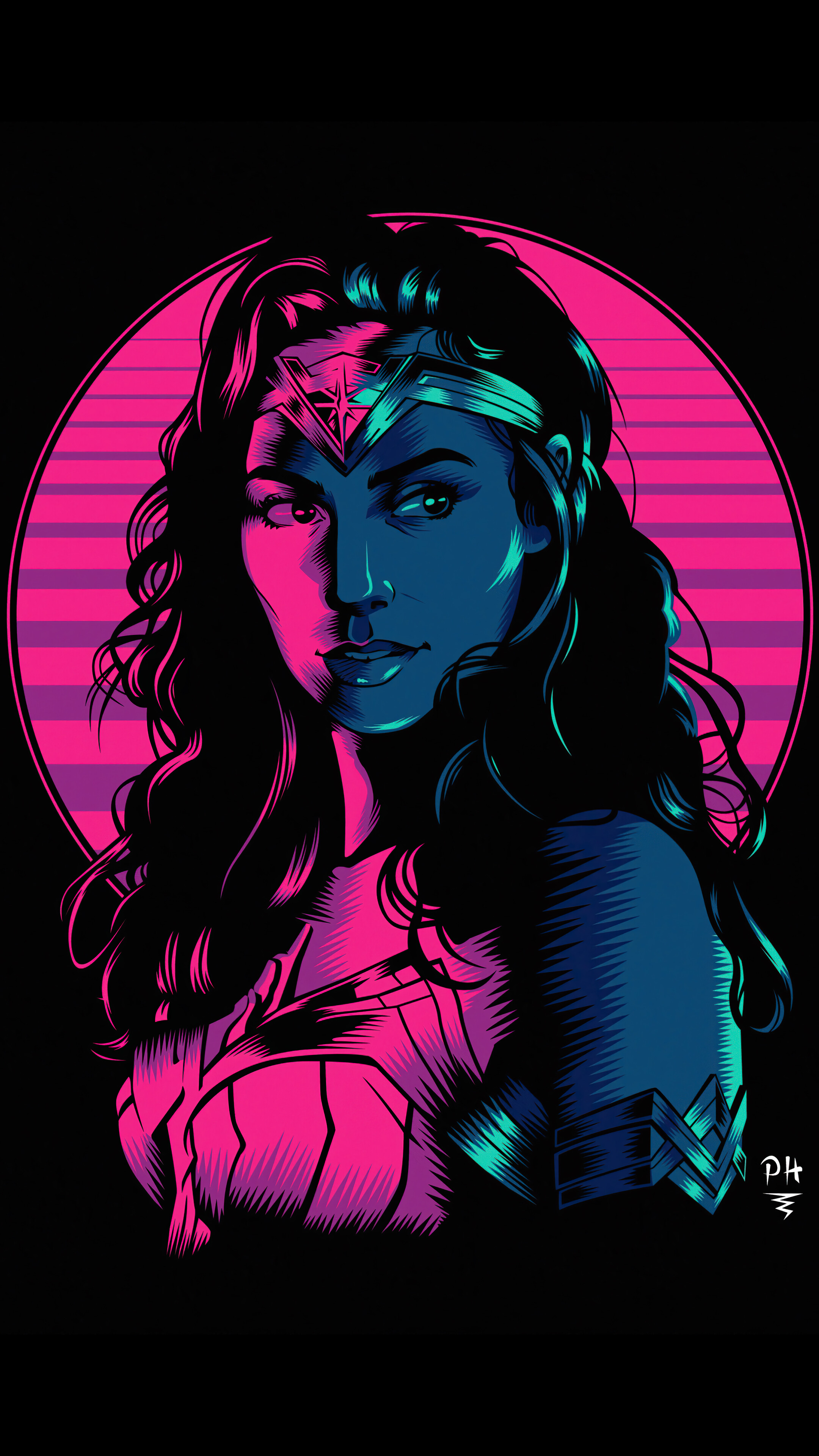 Wonder Woman from Wonder Woman 1984 HD Phone Wallpaper