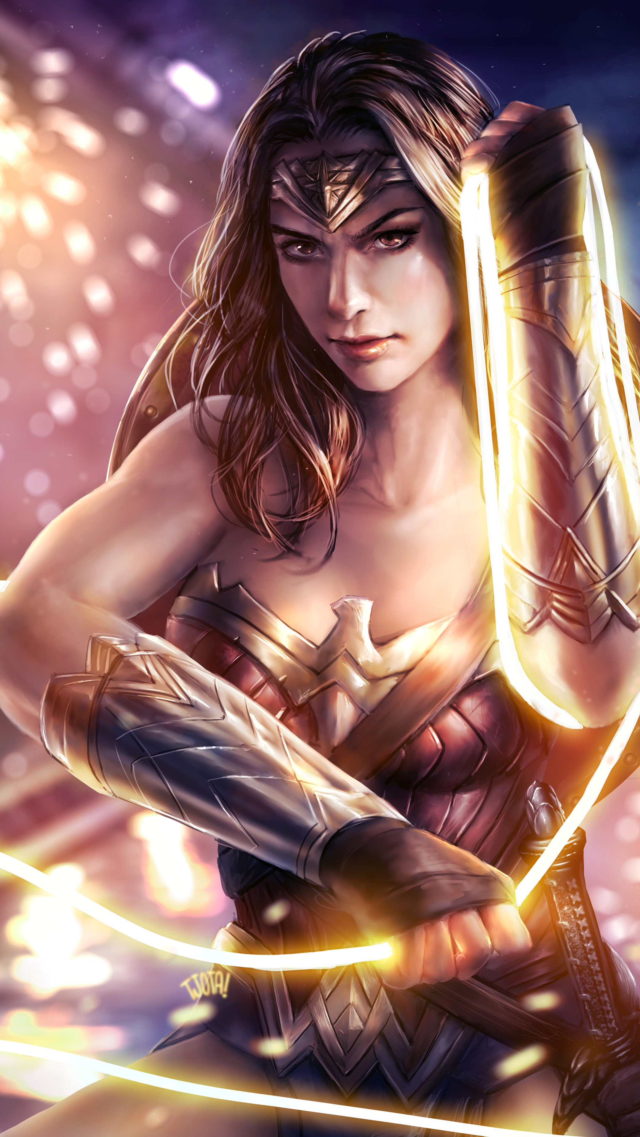 Wonder Woman from Wonder Woman 1984 HD Phone Wallpaper
