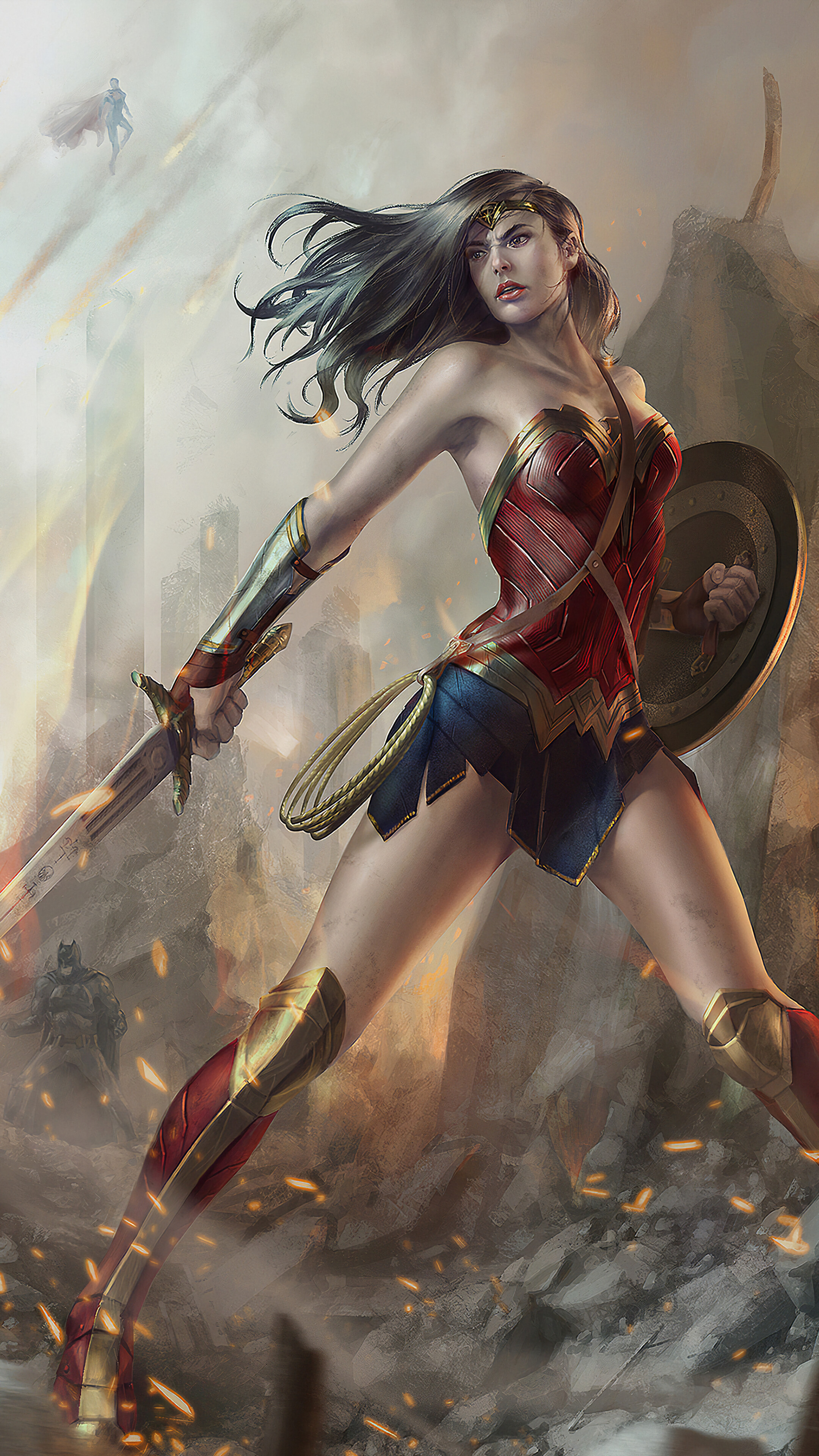 Wonder Woman 1984, Art, 4k HD Phone Wallpaper