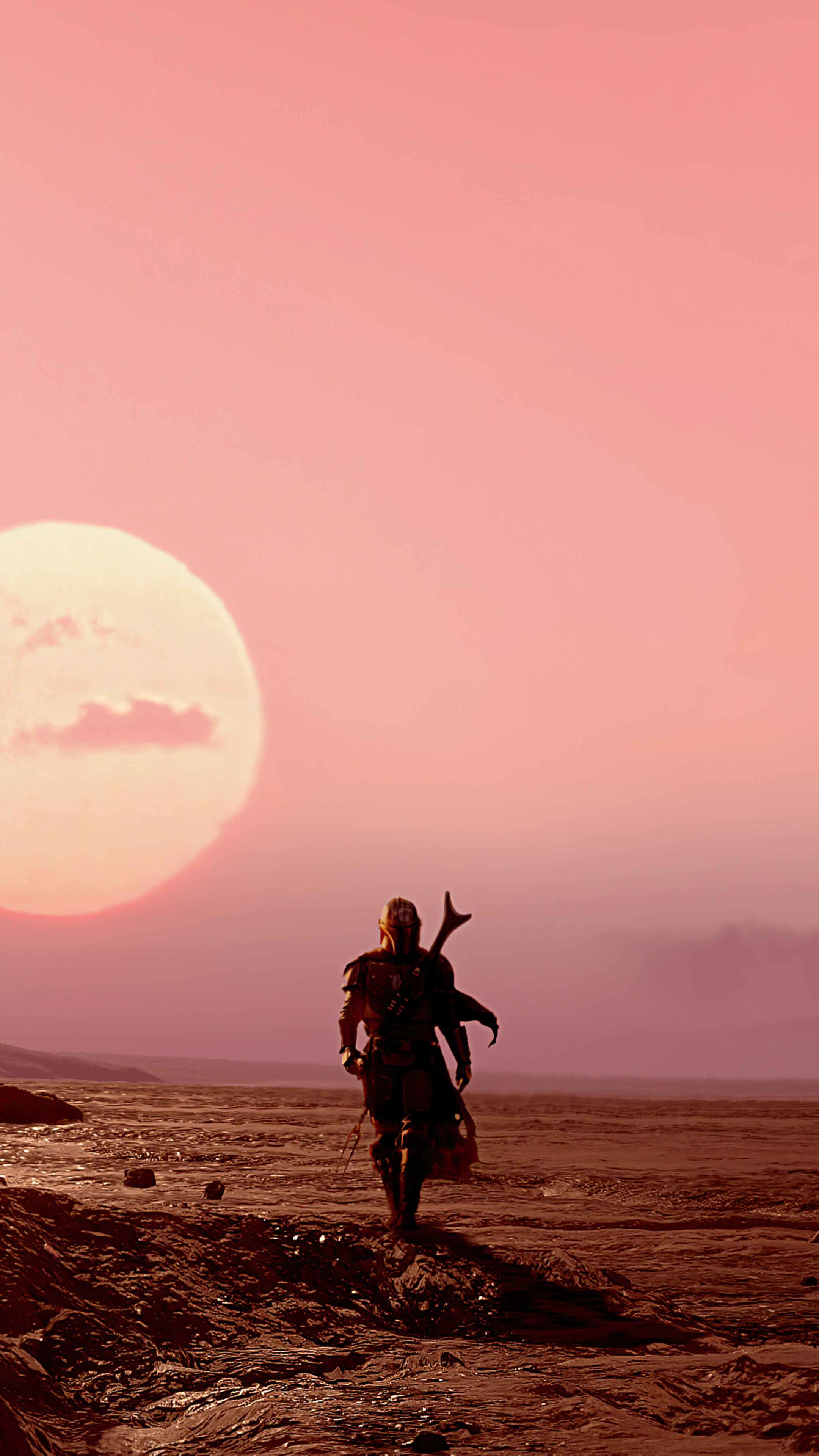 The Mandalorian in 4K HD Phone Wallpaper
