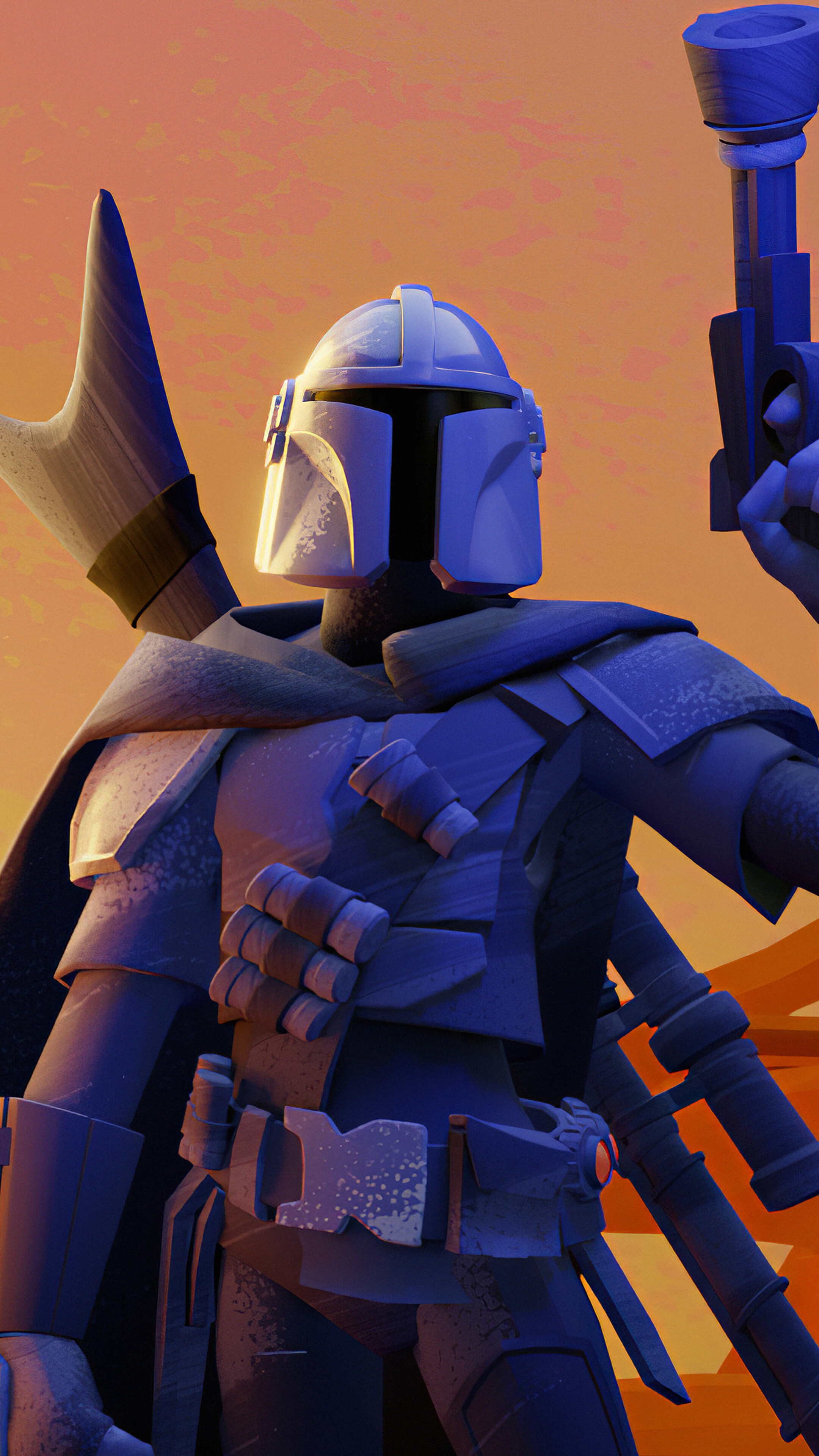 The Mandalorian in 4K HD Phone Wallpaper