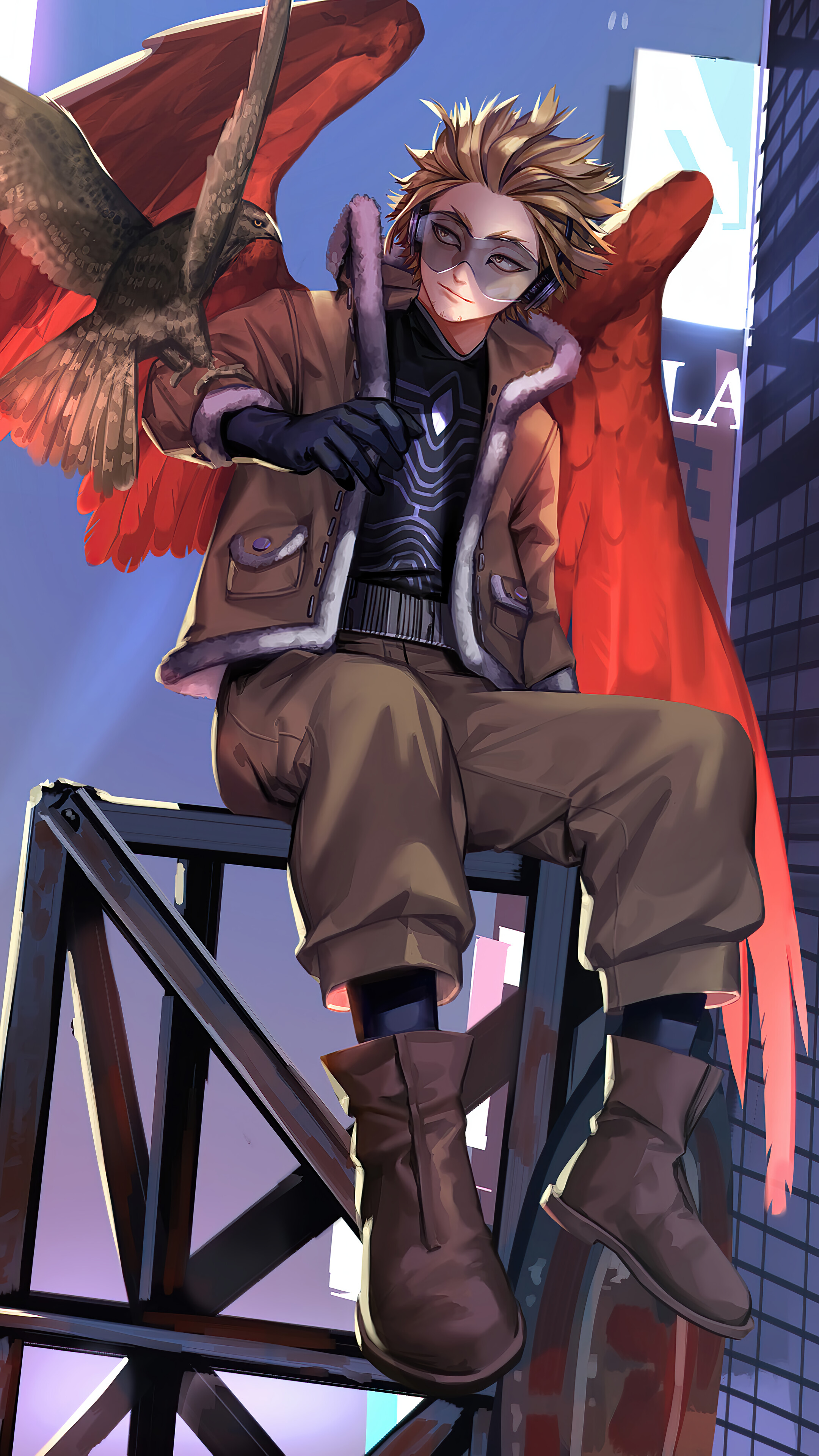 Keigo Takami, Hawk, My Hero Academia, 4k HD Phone Wallpaper
