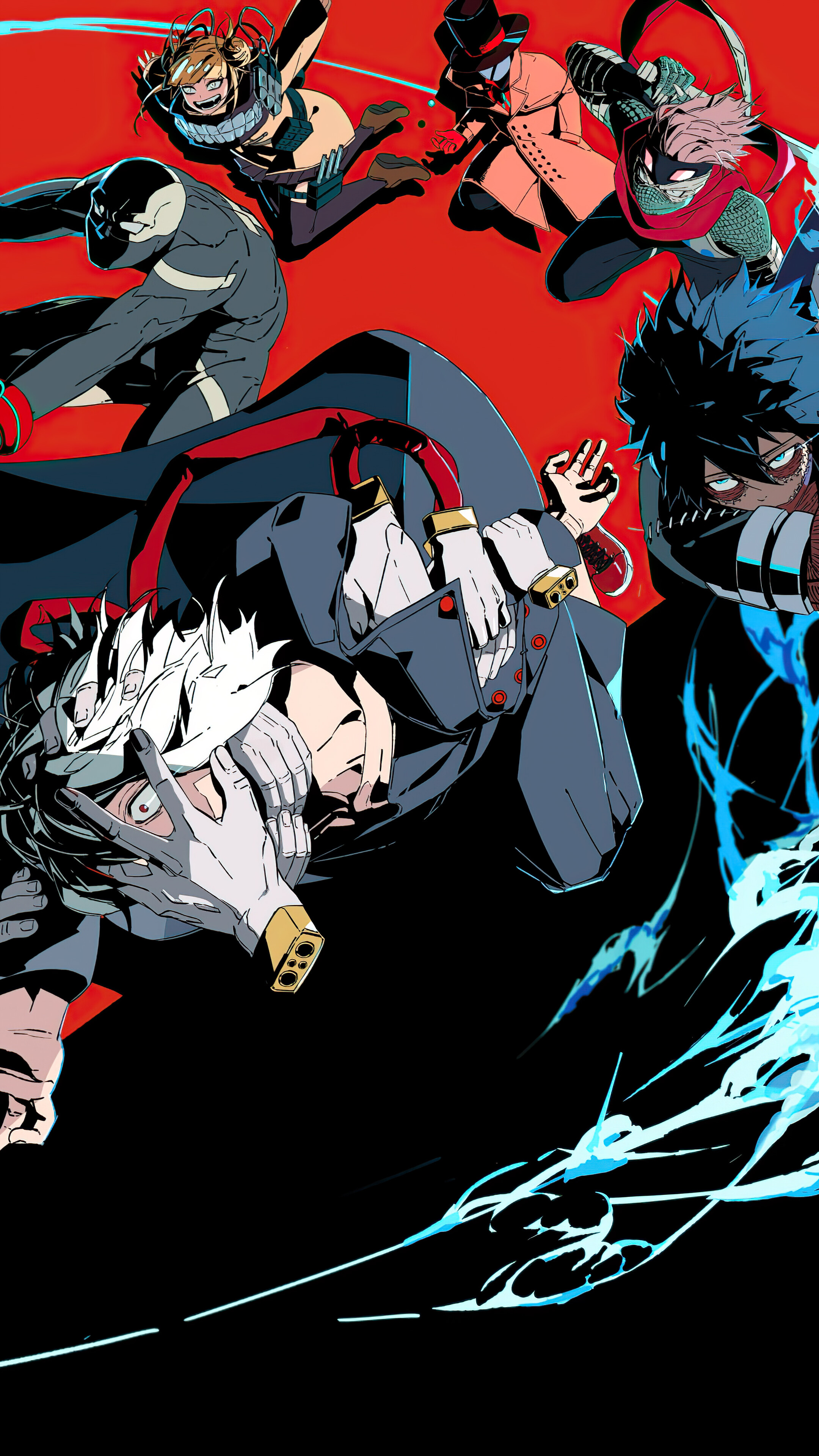 League of Villains from My Hero Academia 4K HD Phone Wallpaper