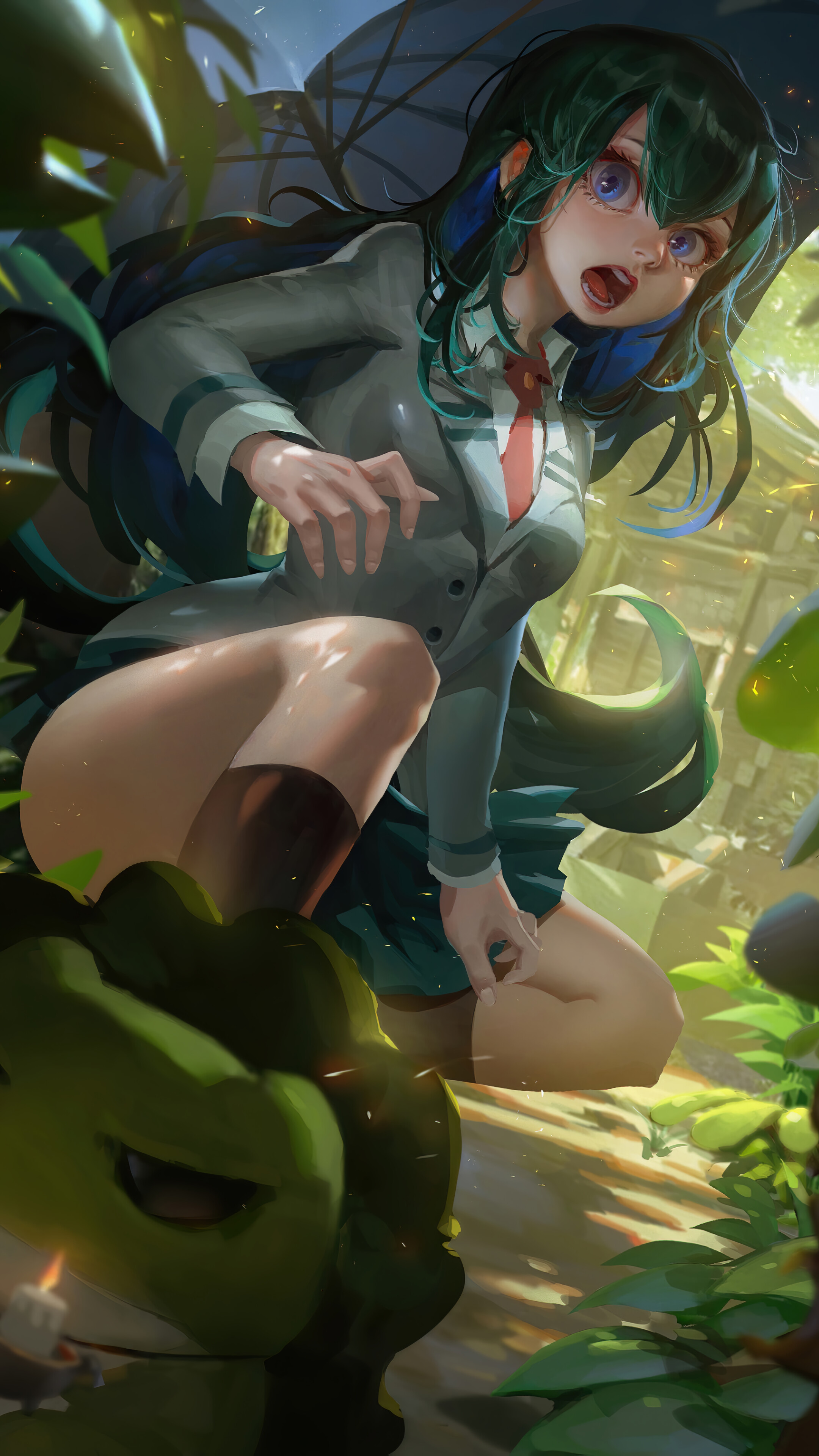 Tsuyu Asui from My Hero Academia 4K HD Phone Wallpaper