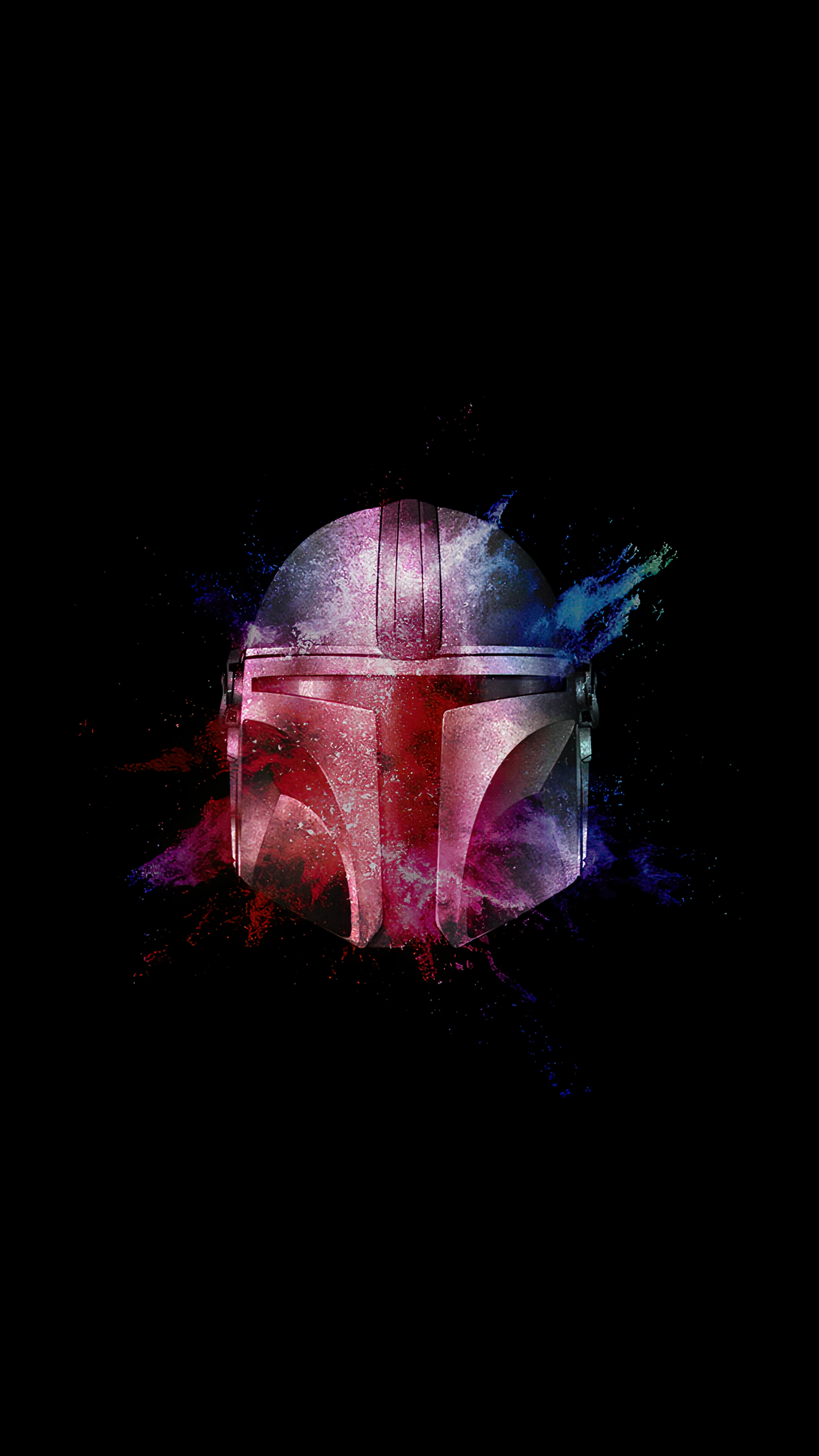 Mandalorian Helmet 4K HD Phone Wallpaper