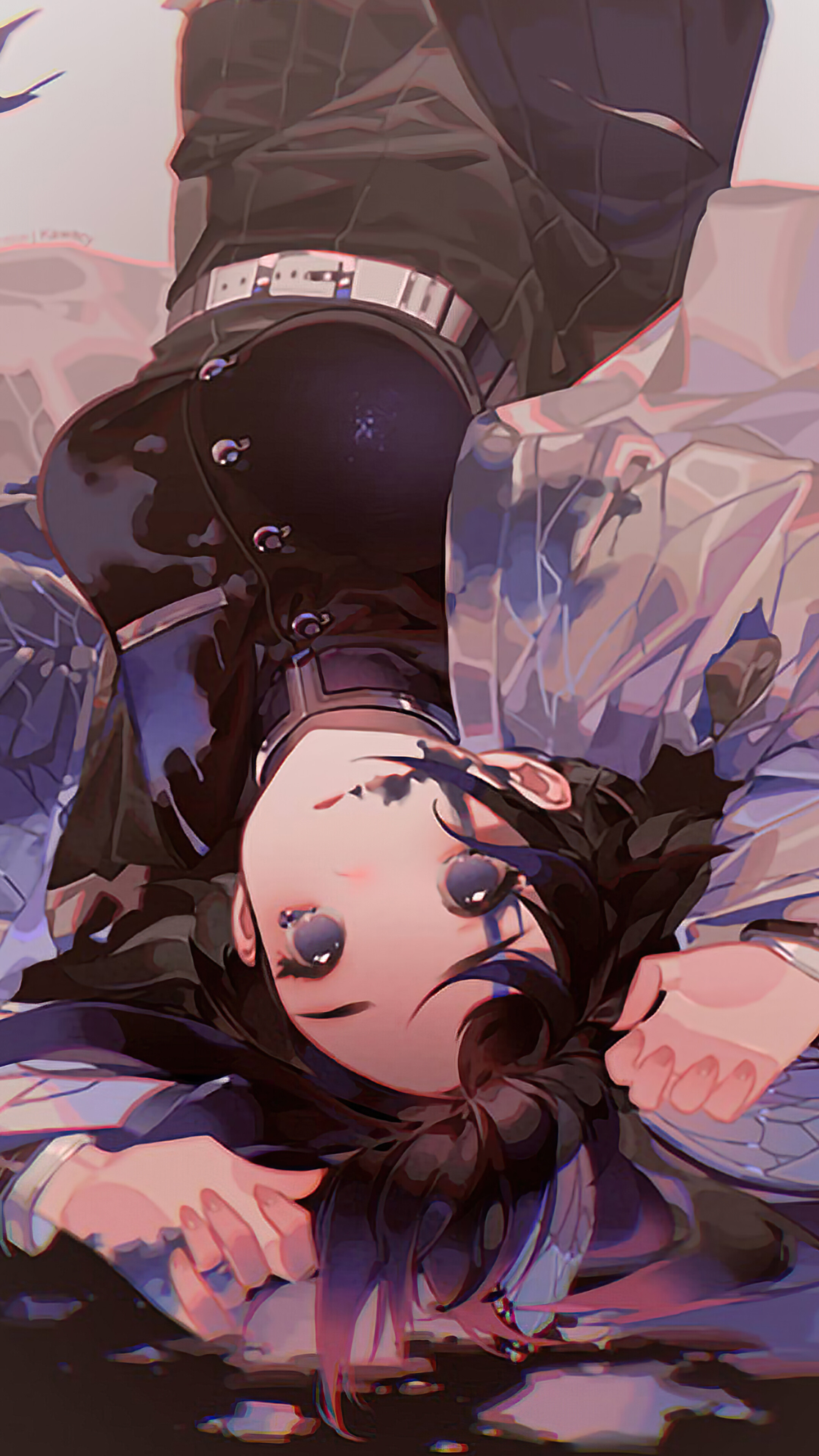Shinobu Kocho from Kimetsu no Yaiba 4K HD Phone Wallpaper