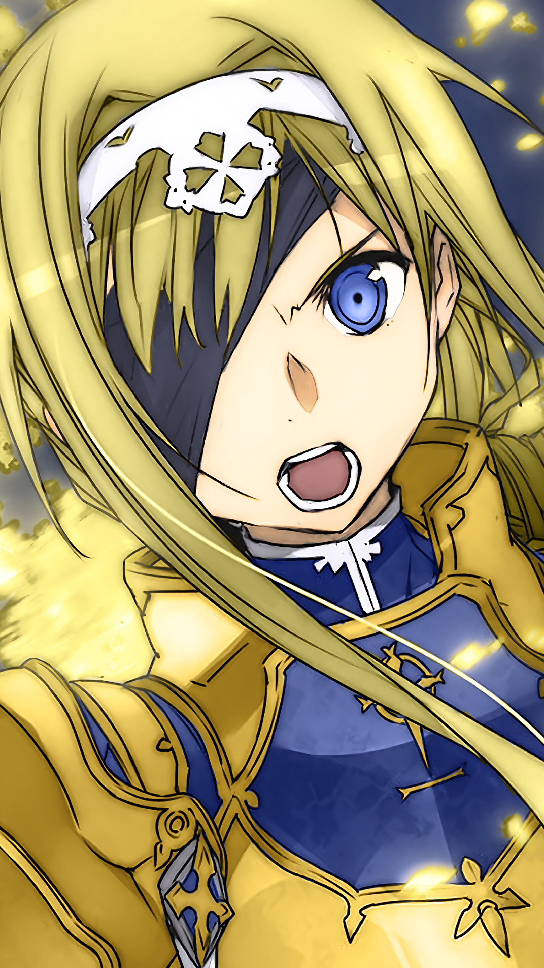 Alice Zuberg from Sword Art Online Alicization 4K HD Phone Wallpaper