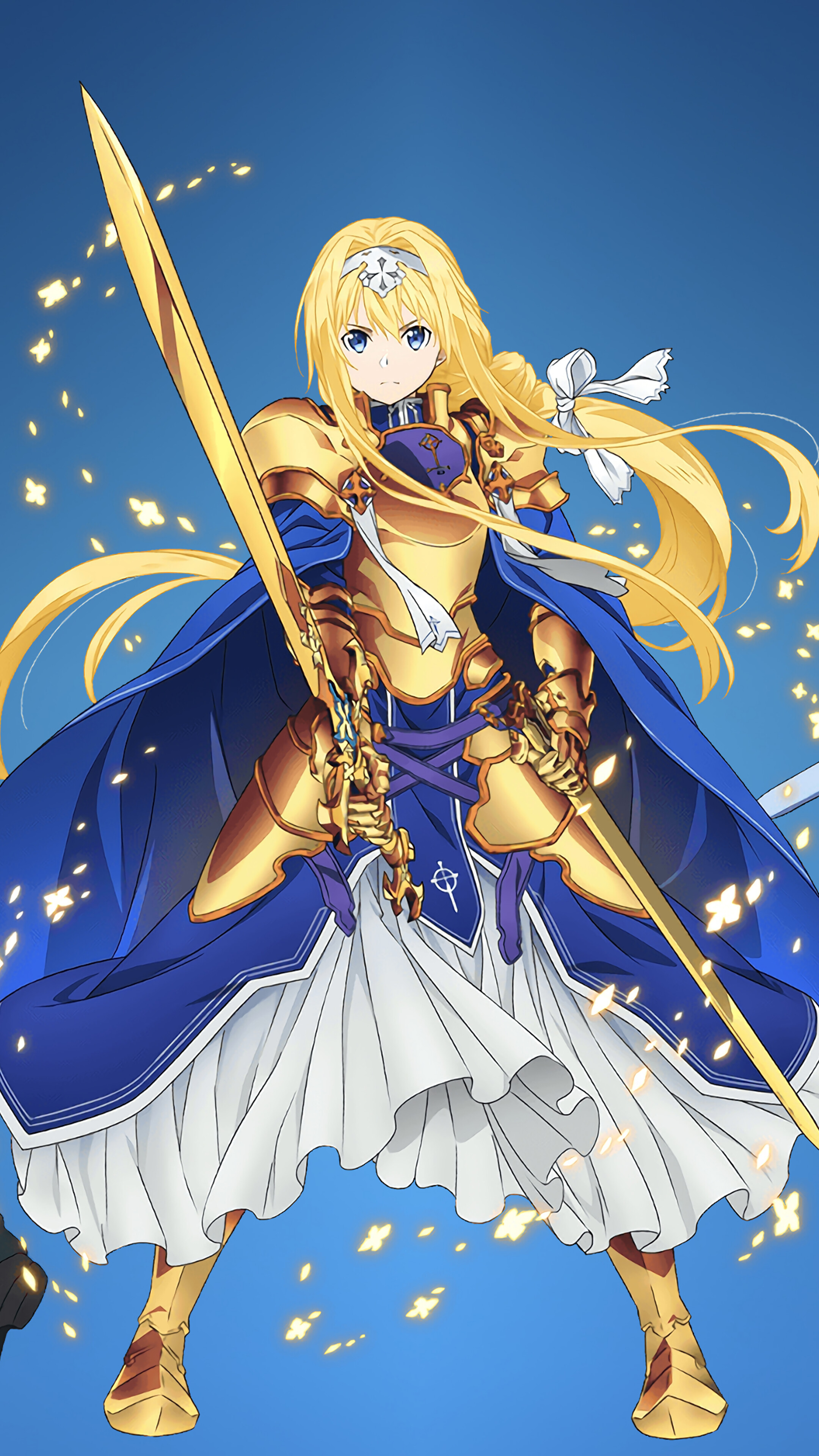 Alice Zuberg from Sword Art Online Alicization 4K HD Phone Wallpaper