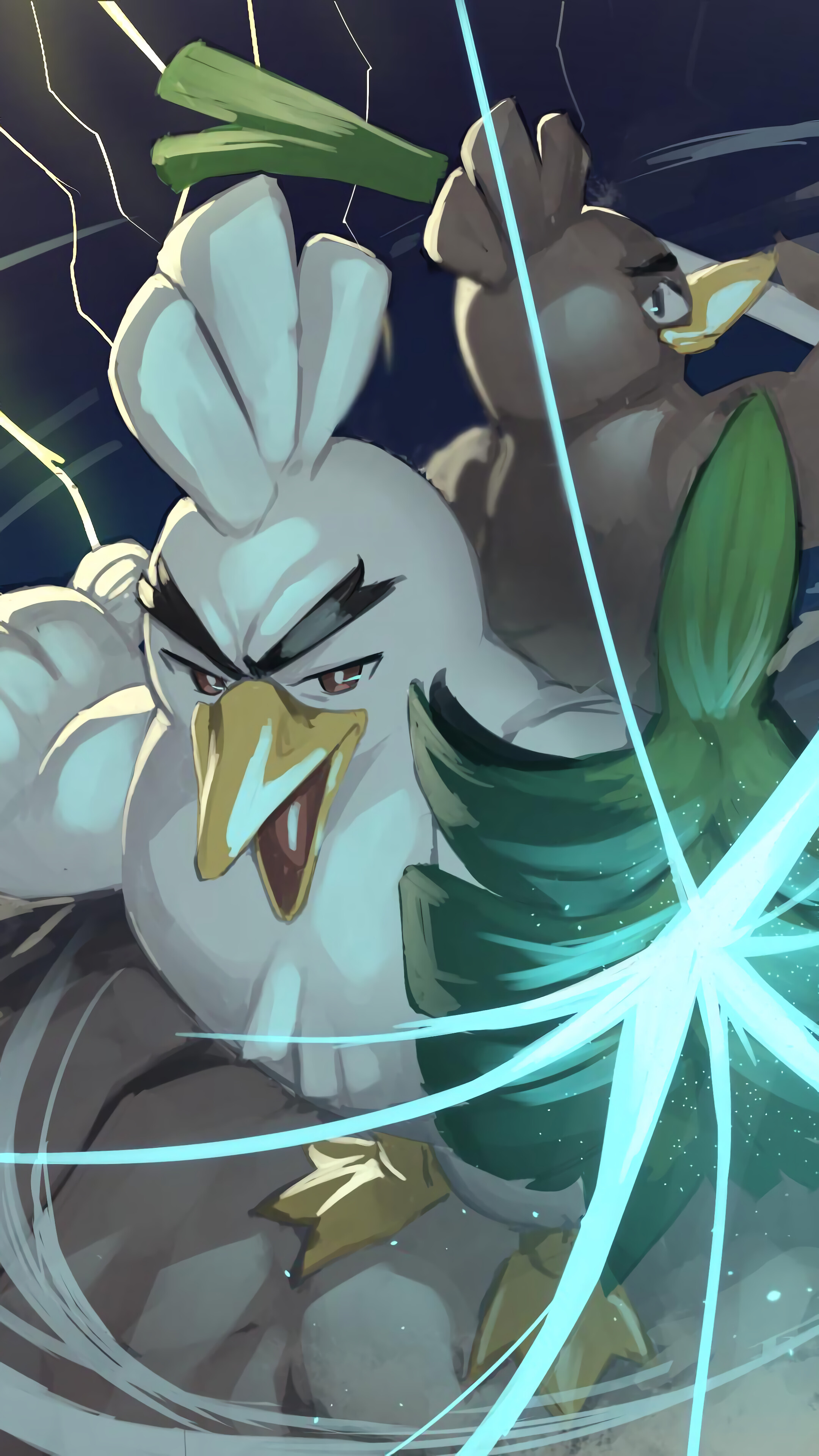 Sirfetch'd and Farfetch'd from Pokemon Sword and Shield 4K HD Phone Wallpaper