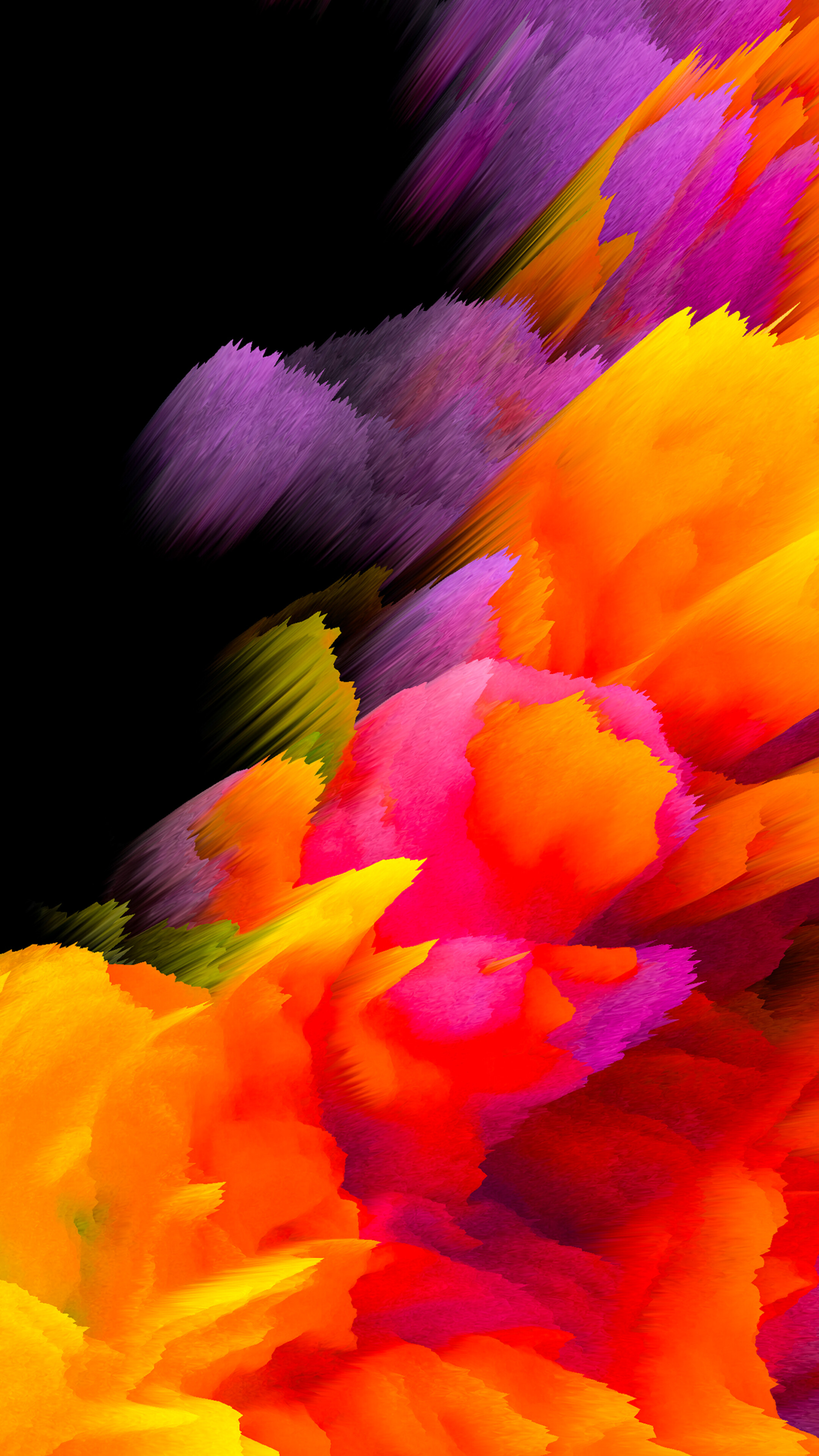 Abstract, Colorful, Dispersion, Digital Art, 4k HD Phone Wallpaper