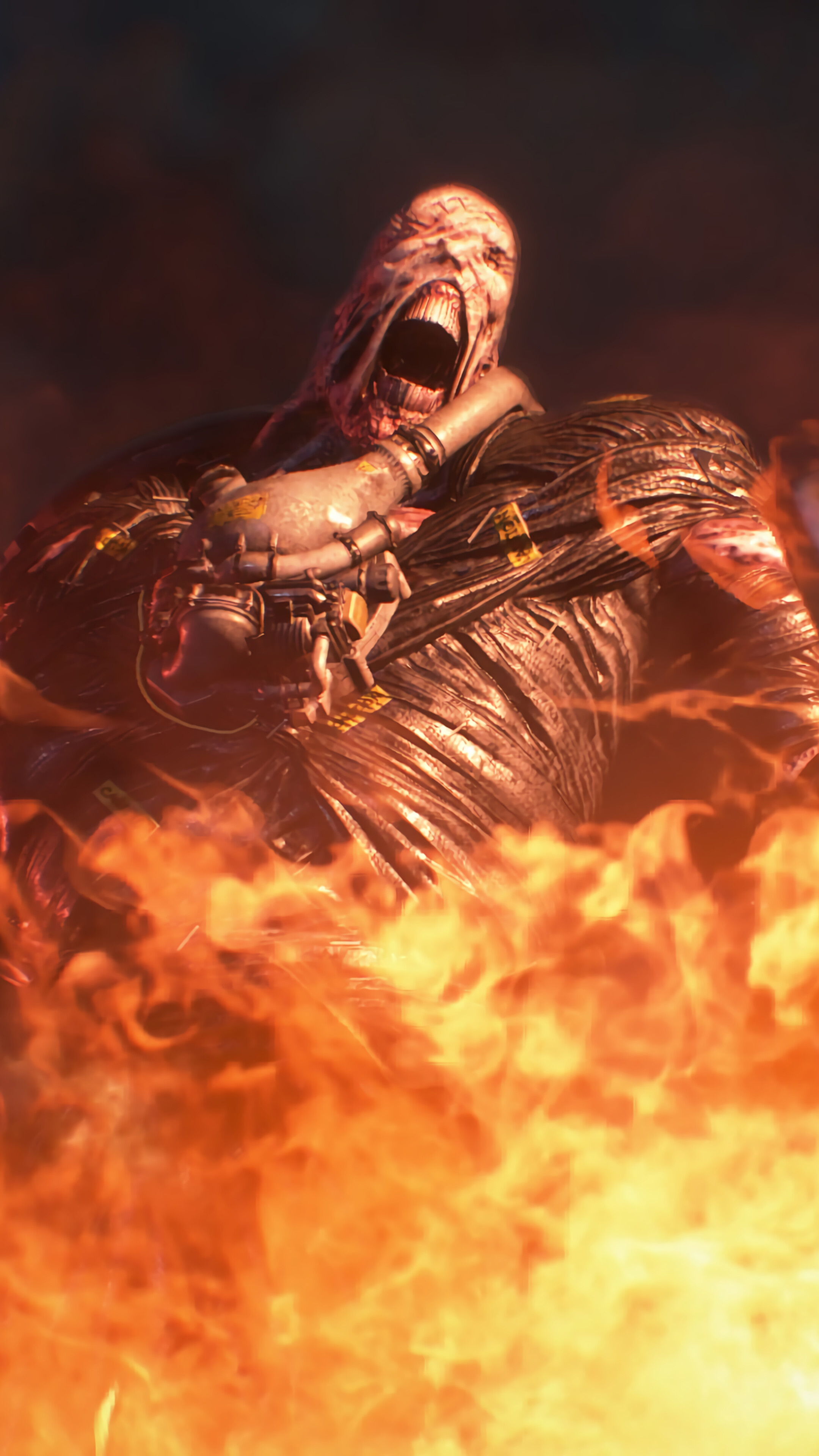 Nemesis from Resident Evil 3 in 4K HD Phone Wallpaper