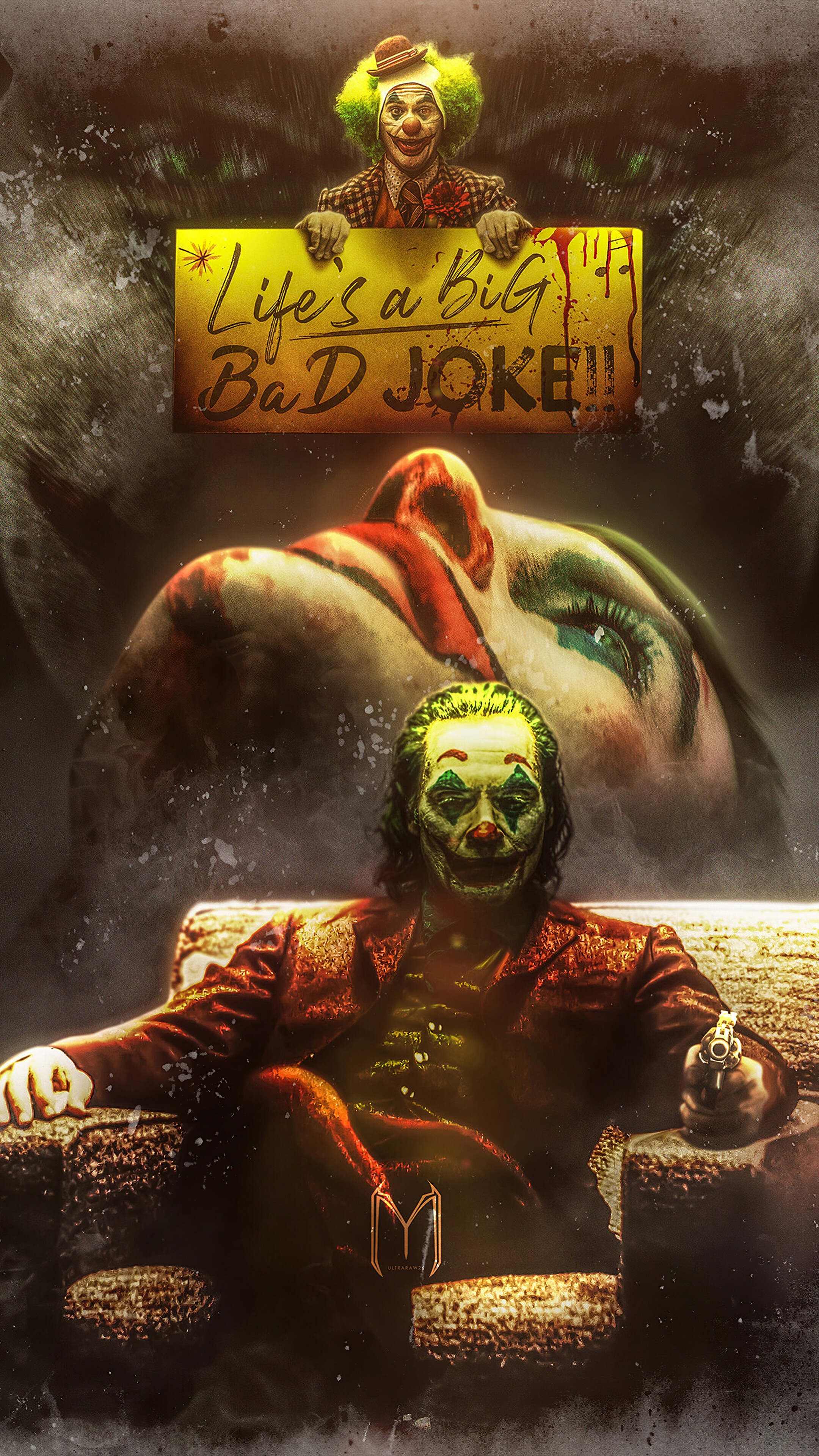 Joker from Joker Movie 4K HD Phone Wallpaper