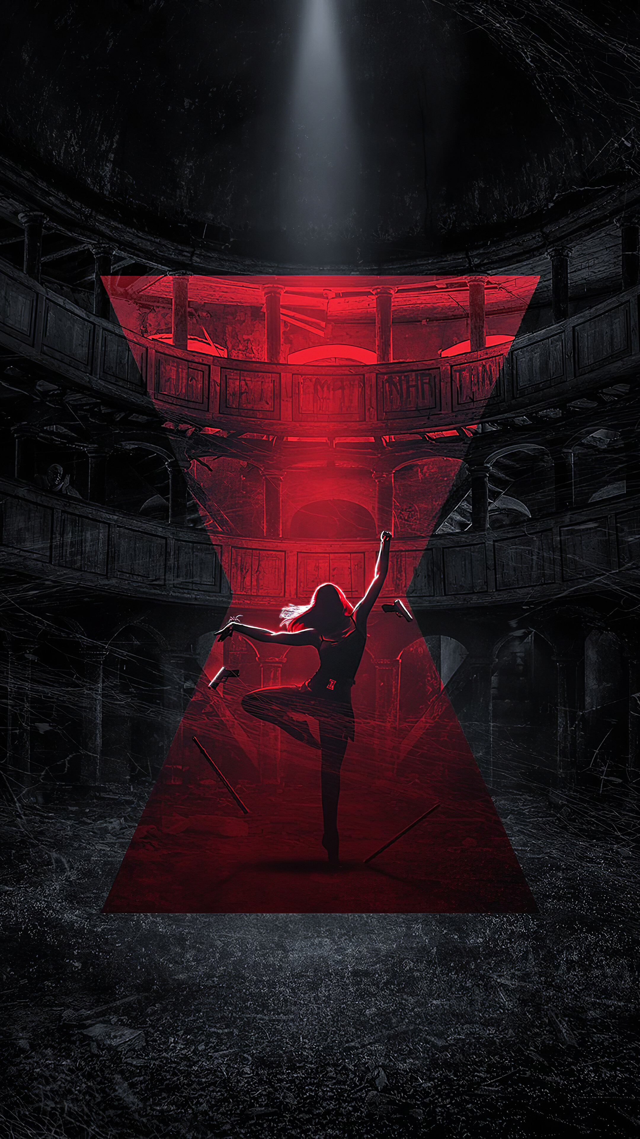 Black Widow from Marvel 4K HD Phone Wallpaper